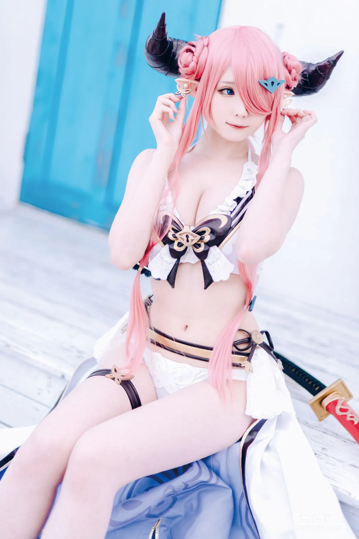 [网红COSER] 微博妹纸霜月shimo - 碧蓝幻想 娜尔梅亚25