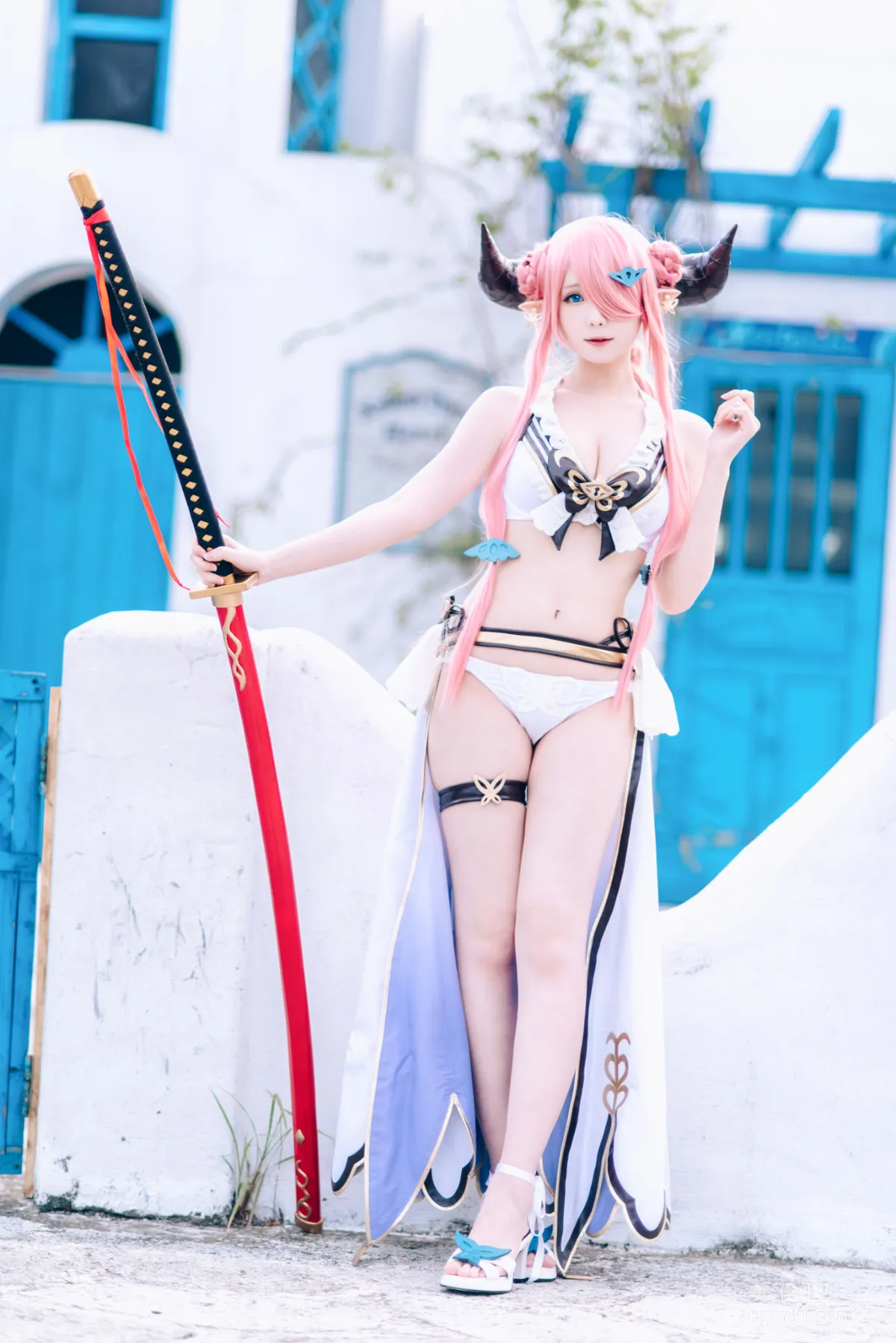 [网红COSER] 微博妹纸霜月shimo - 碧蓝幻想 娜尔梅亚20