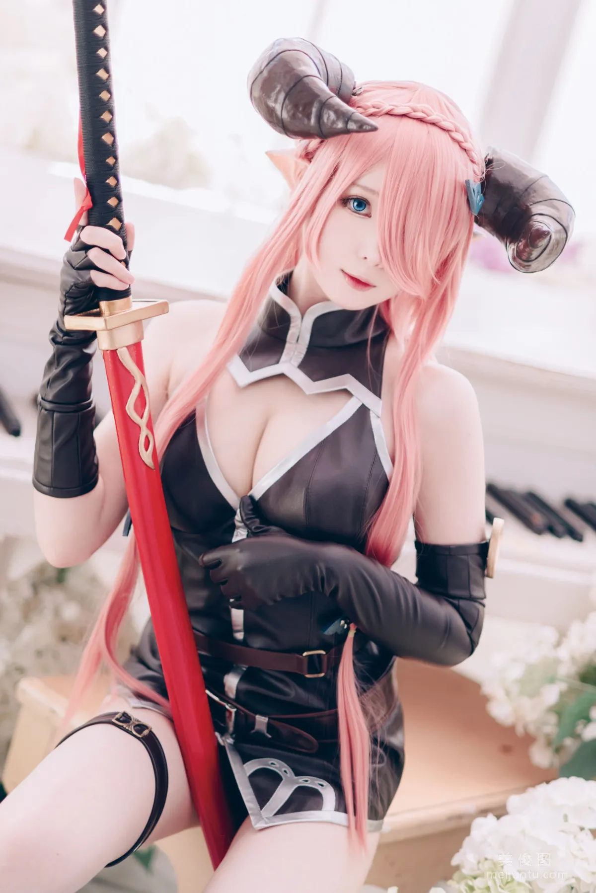 [网红COSER] 微博妹纸霜月shimo - 碧蓝幻想 娜尔梅亚49