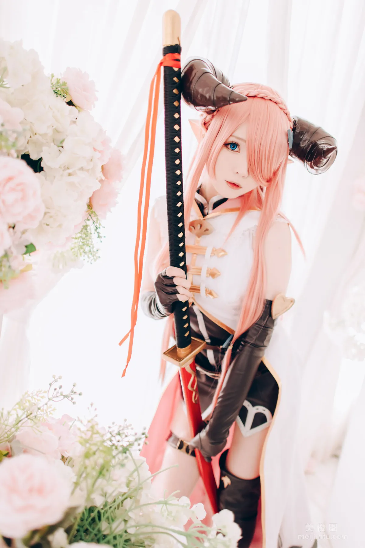 [网红COSER] 微博妹纸霜月shimo - 碧蓝幻想 娜尔梅亚70