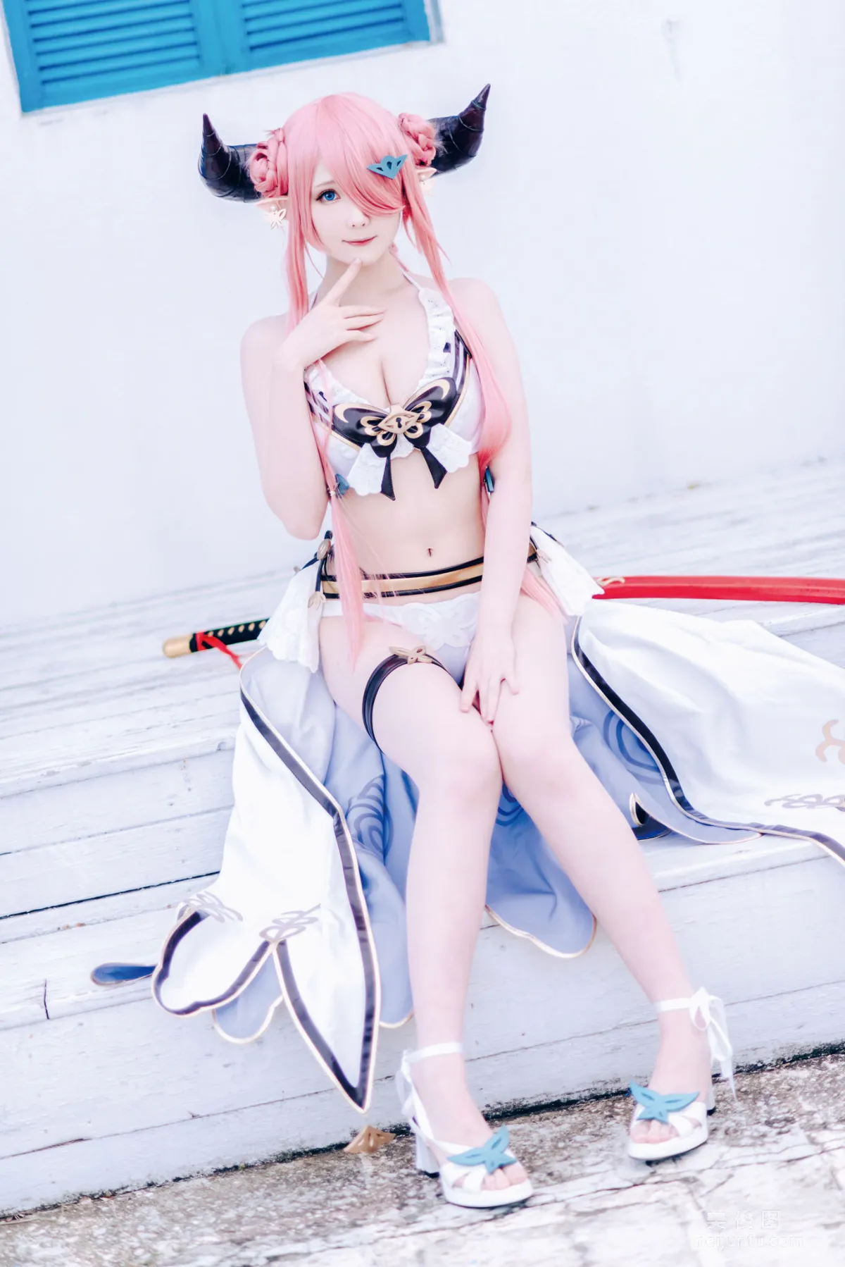 [网红COSER] 微博妹纸霜月shimo - 碧蓝幻想 娜尔梅亚26