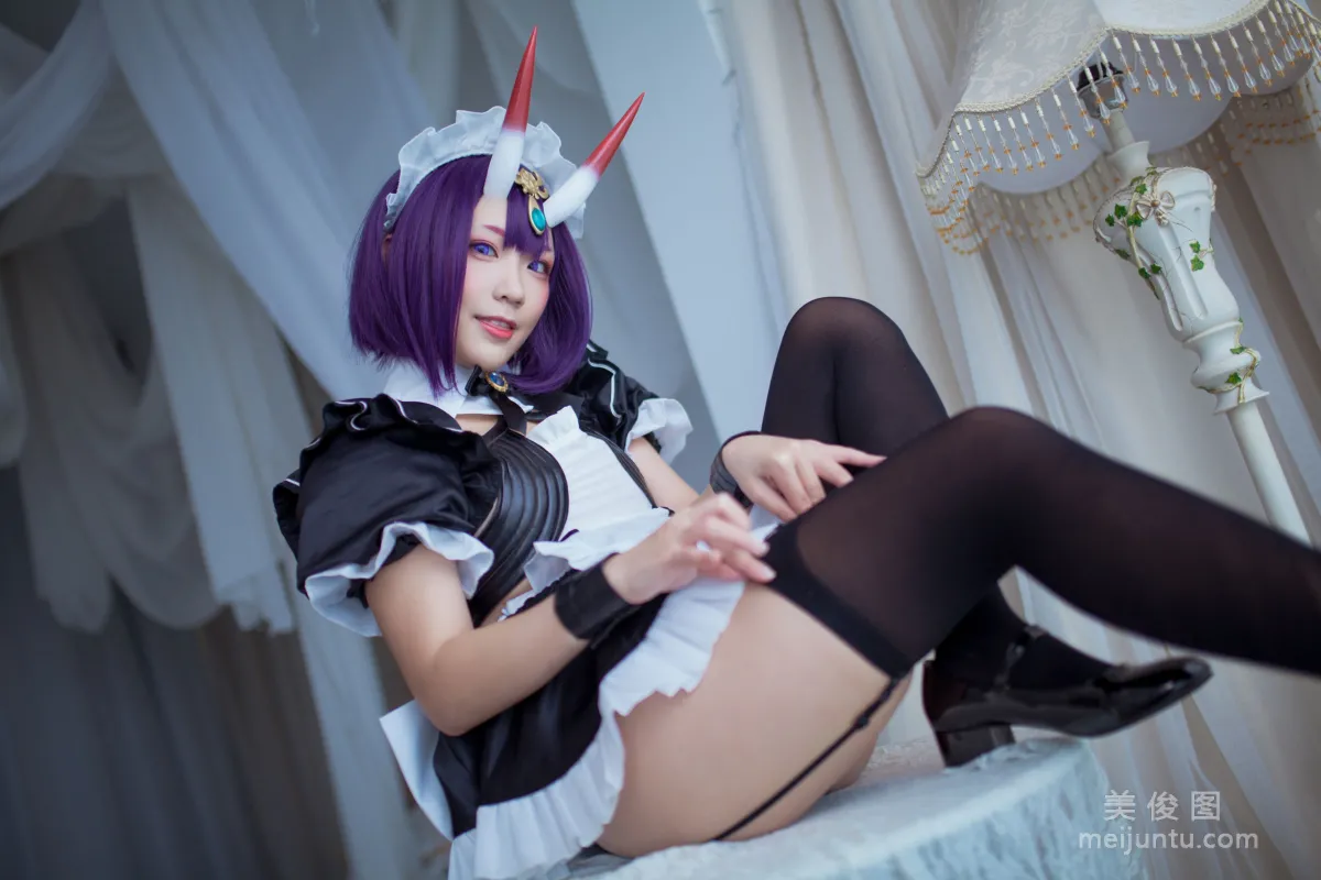 [网红COSER] 动漫博主Mime弥美 - 酒呑童子女仆15