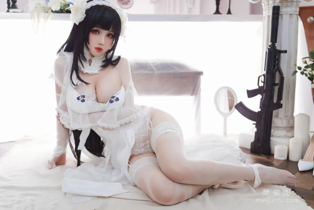 [网红COSER] rioko凉凉子 - 95花嫁  写真套图23