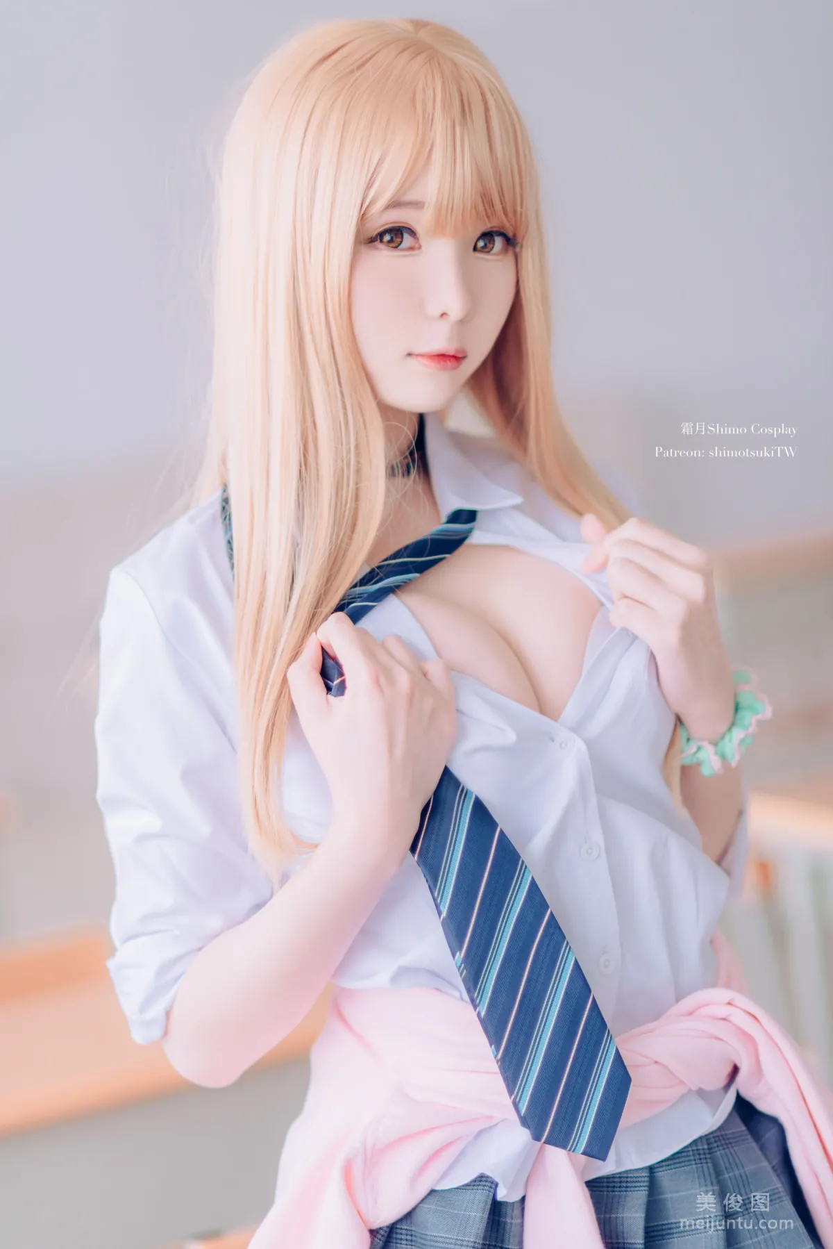 [网红COSER] 微博妹纸霜月shimo - 金发制服  5