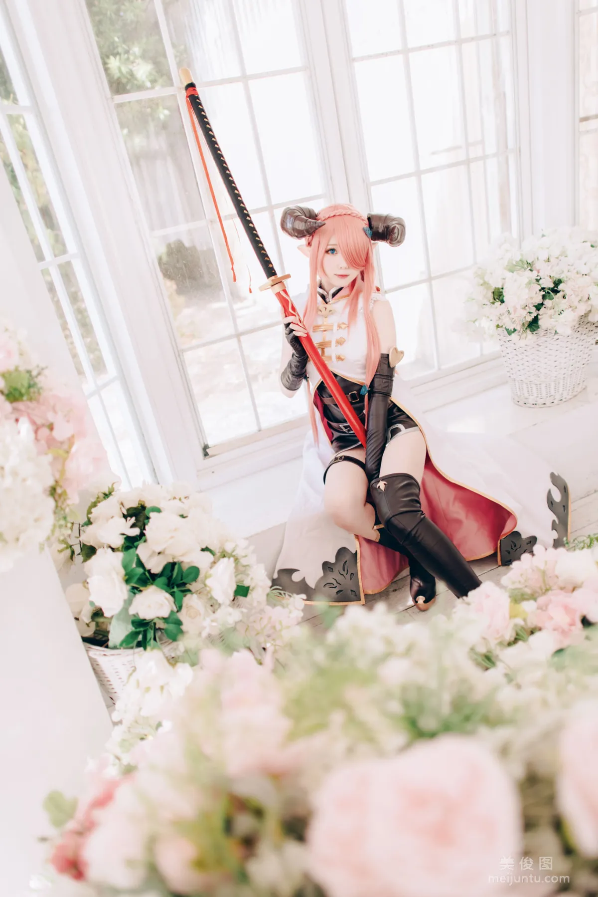 [网红COSER] 微博妹纸霜月shimo - 碧蓝幻想 娜尔梅亚80