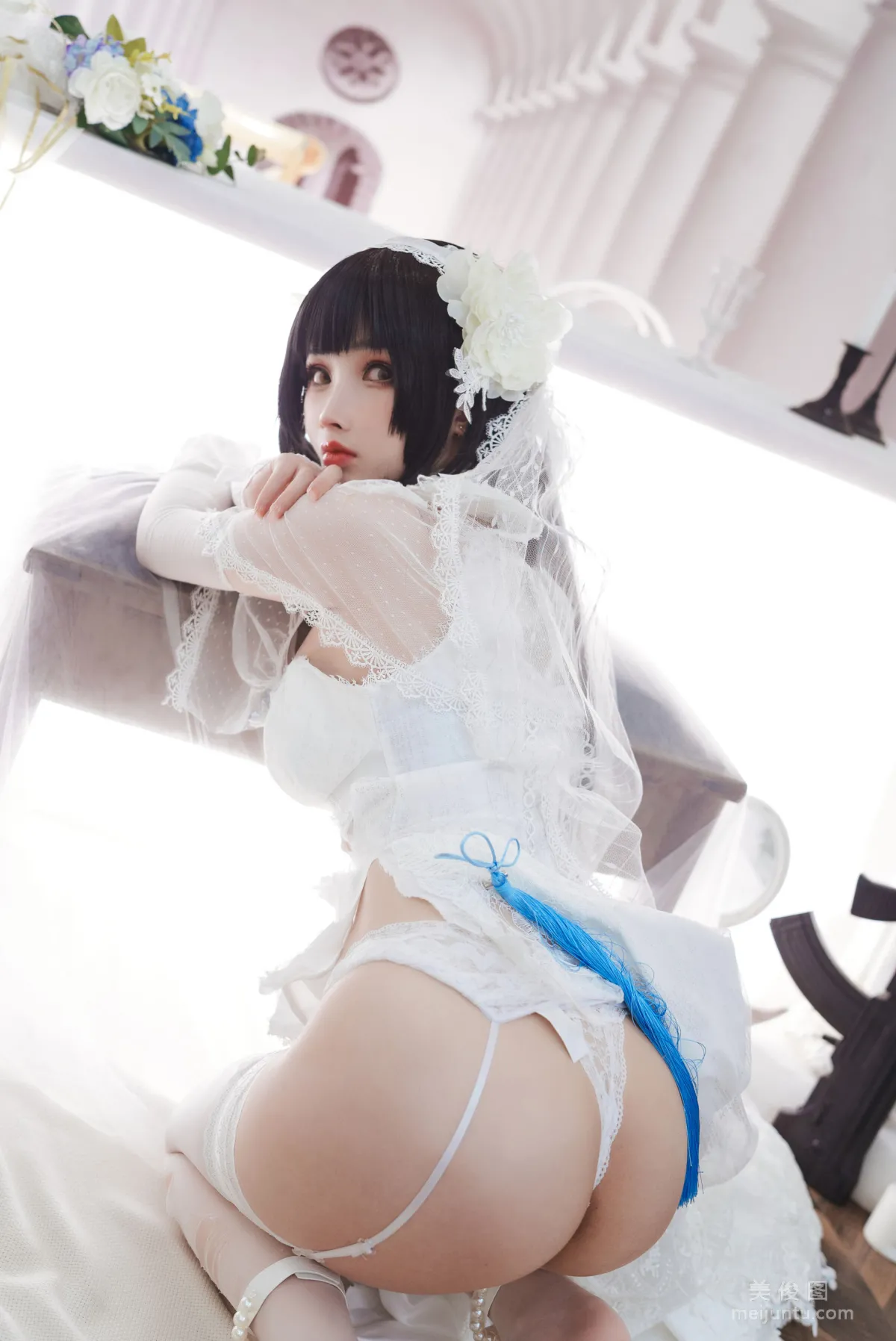 [网红COSER] rioko凉凉子 - 95花嫁  写真套图14