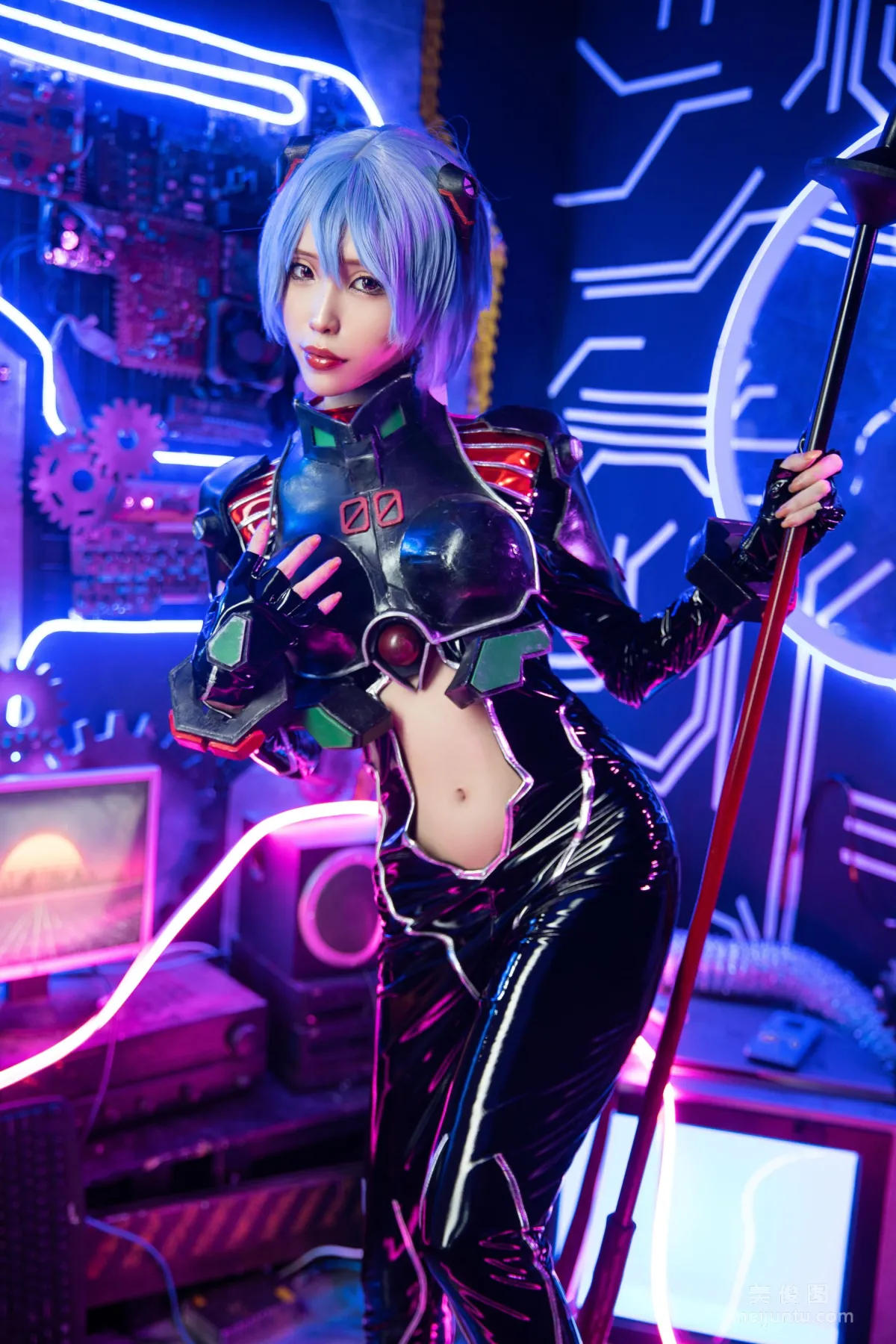 [网红COSER] eliza喵喵 - 绫波丽   写真套图3