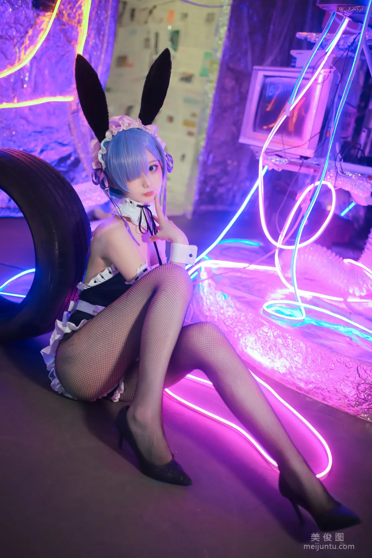 [网红COSER] 动漫博主封疆疆v - 蕾姆兔女郎8