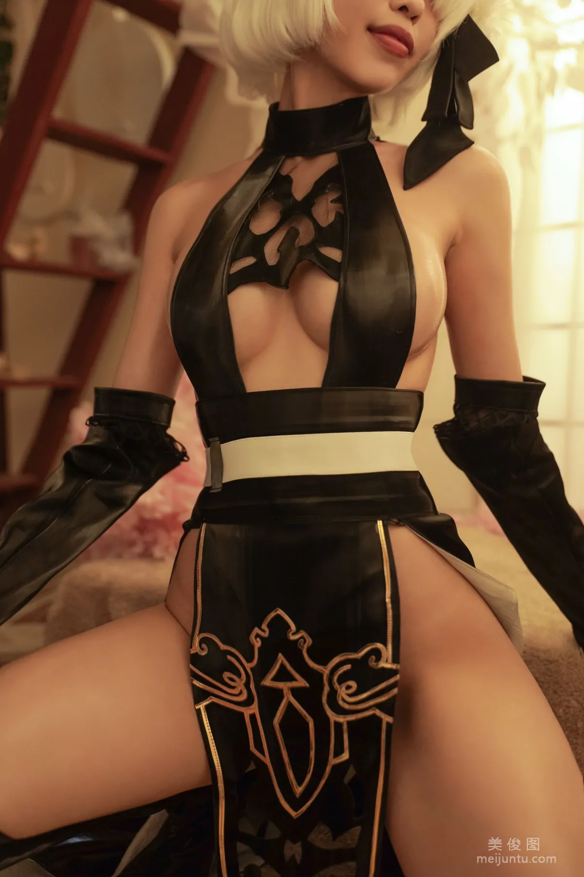 [网红COSER] eliza喵喵 - 2B忍者  写真套图14