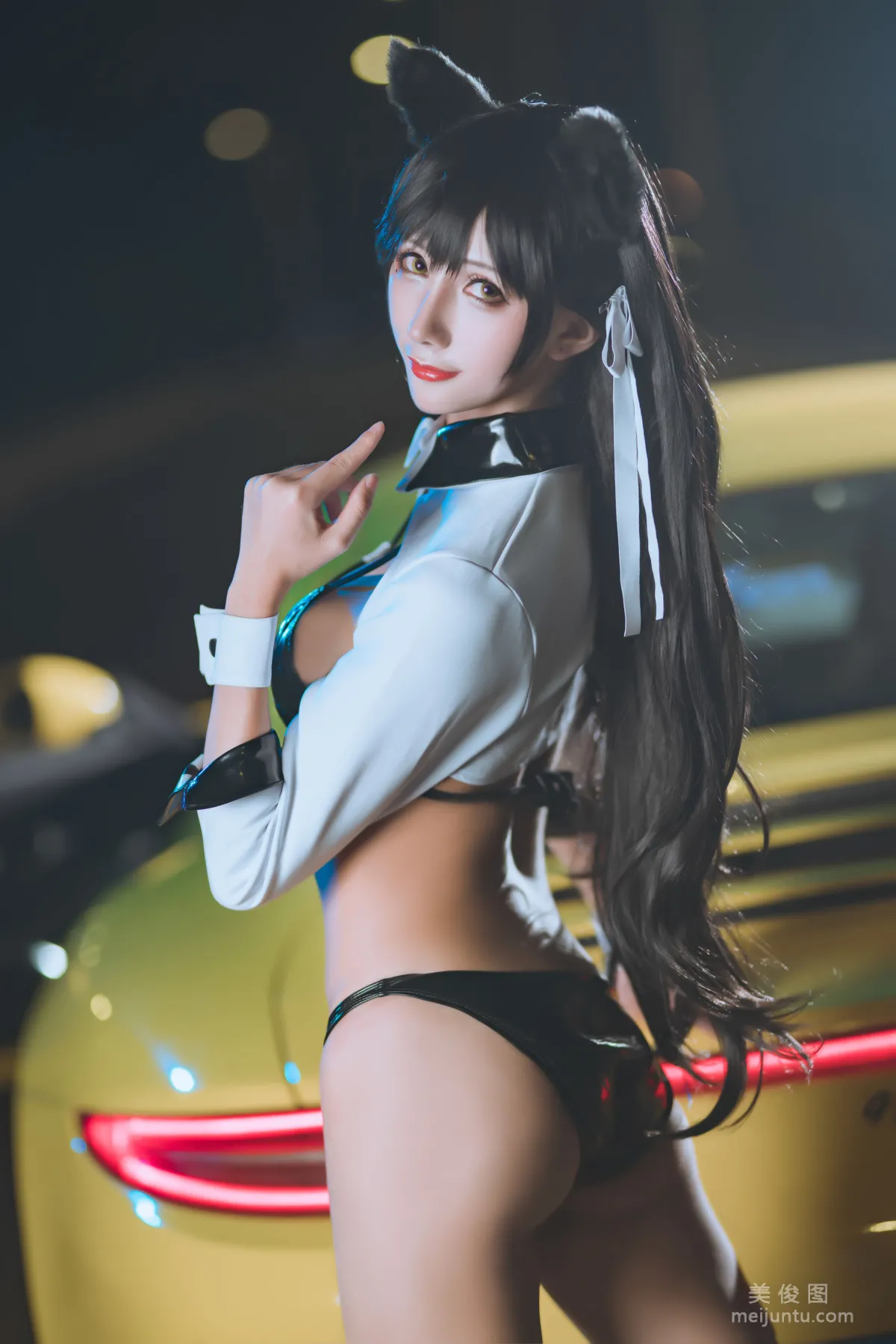 [网红COSER] 动漫博主雅祈 - 碧蓝航线赛车爱宕  写真套图14