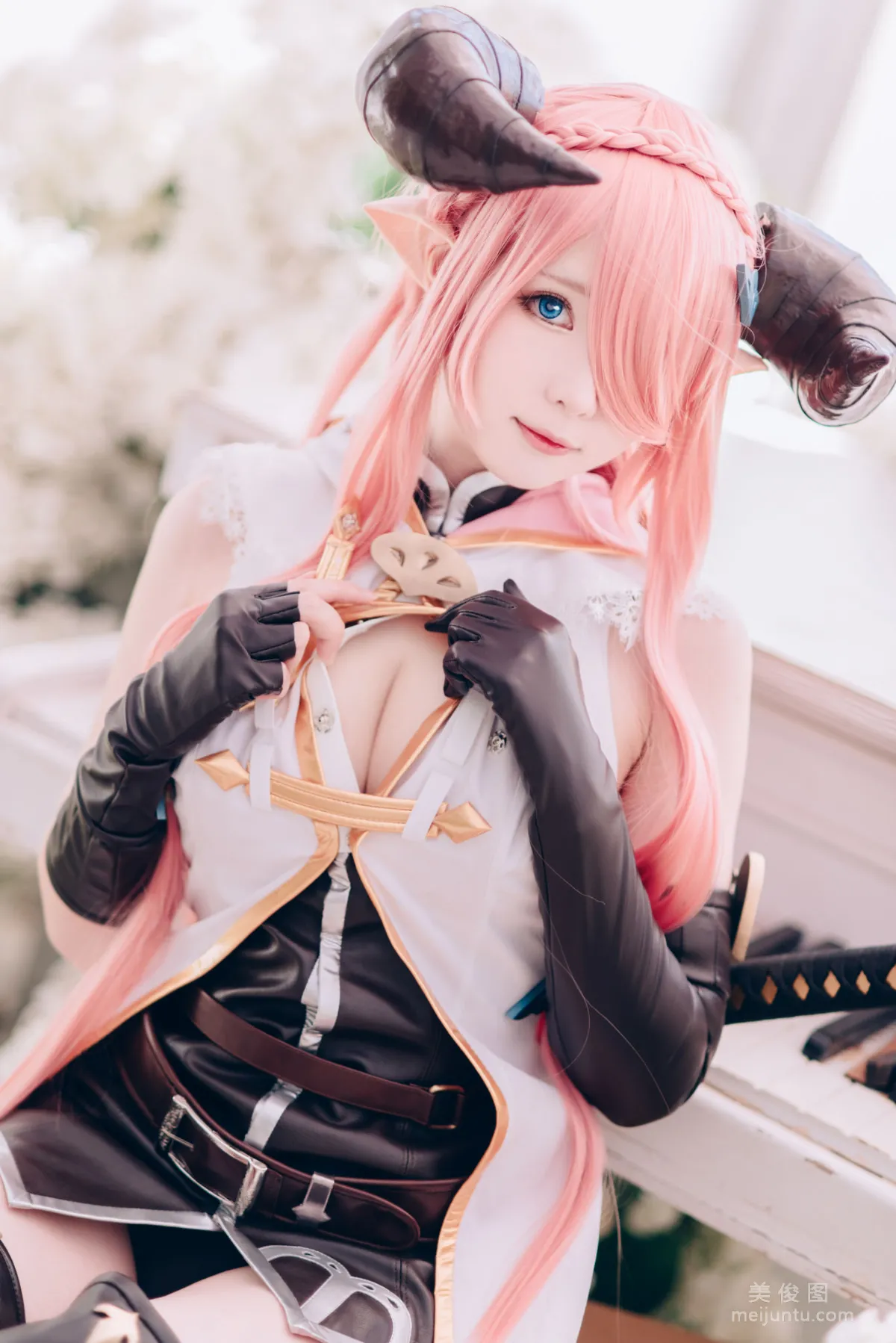 [网红COSER] 微博妹纸霜月shimo - 碧蓝幻想 娜尔梅亚53