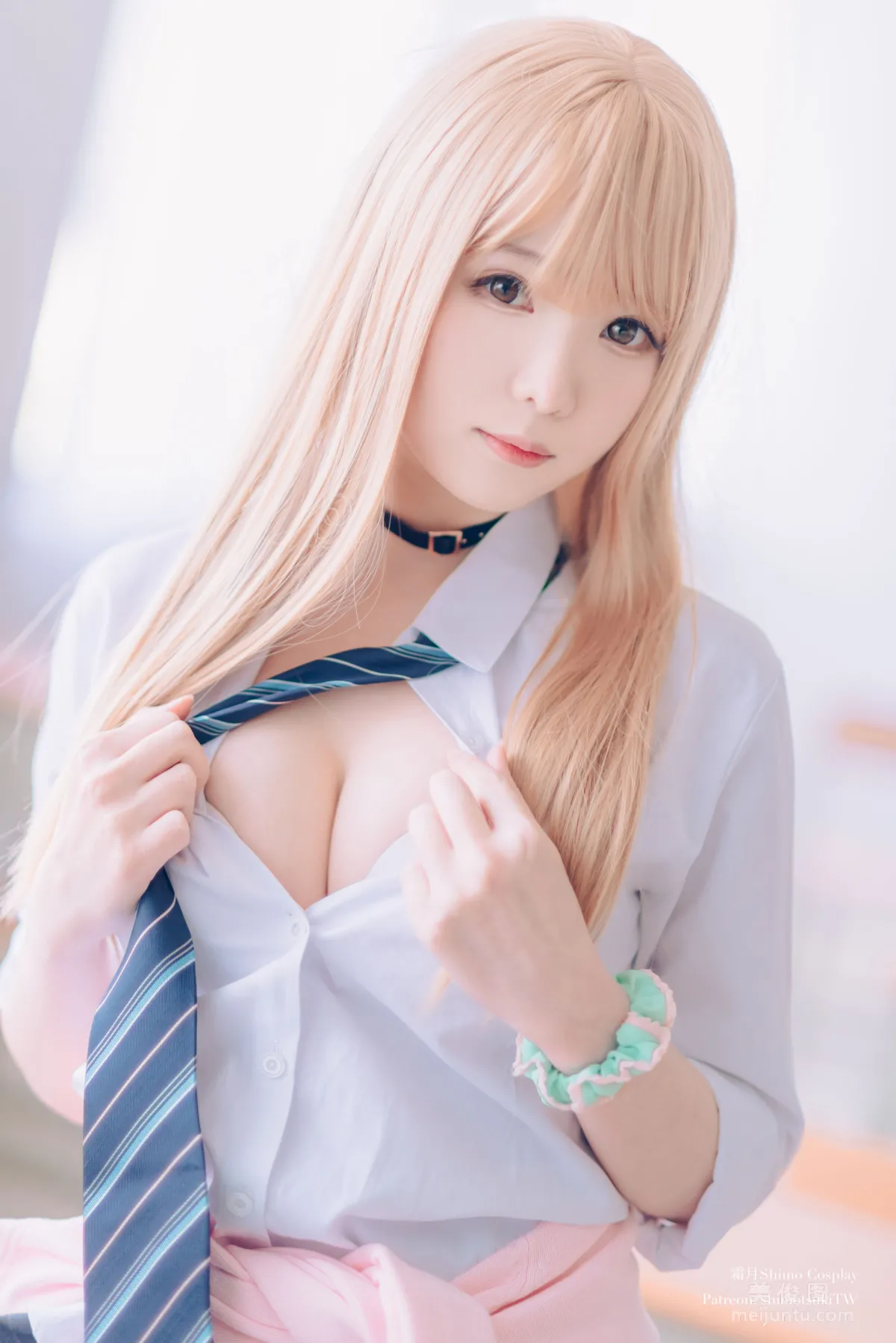 [网红COSER] 微博妹纸霜月shimo - 金发制服  6