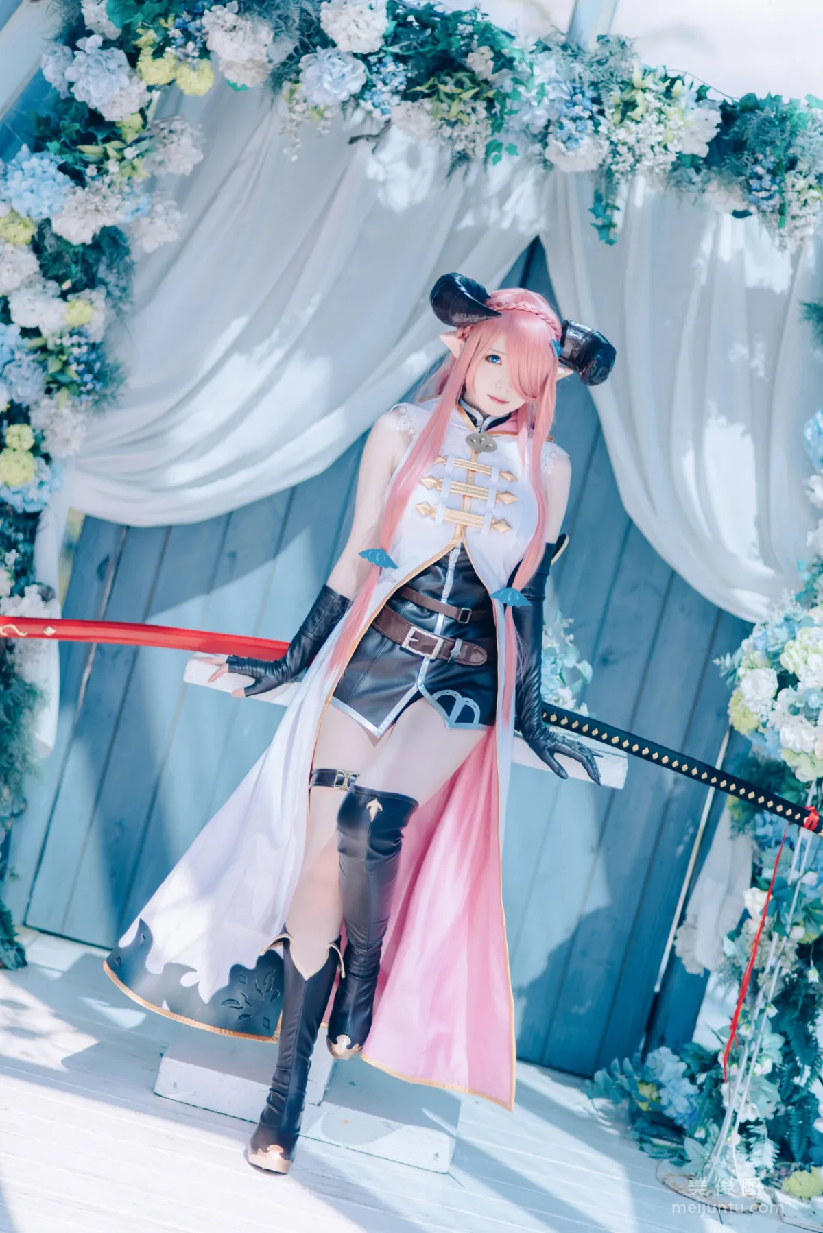 [网红COSER] 微博妹纸霜月shimo - 碧蓝幻想 娜尔梅亚62