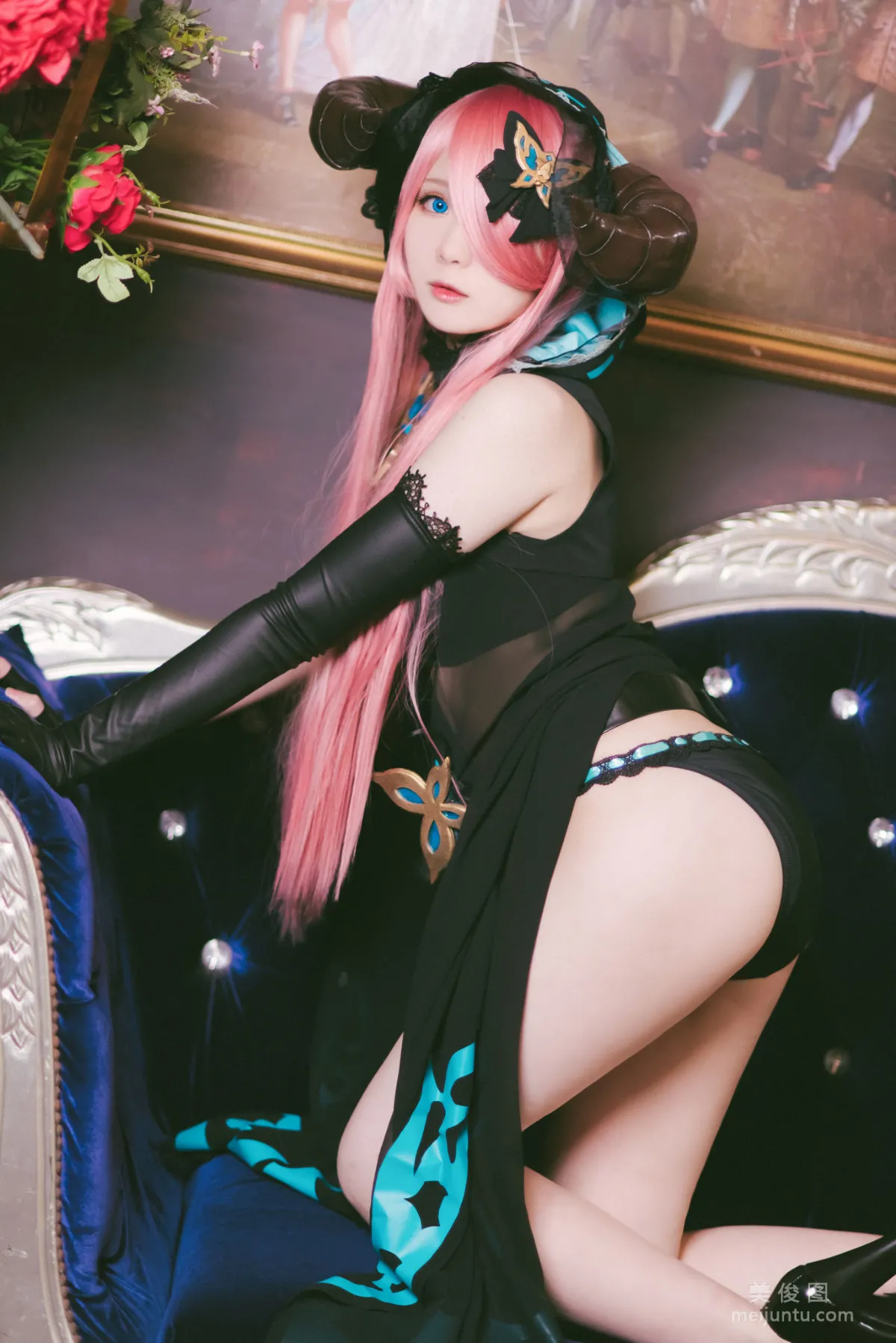 [网红COSER] 微博妹纸霜月shimo - 碧蓝幻想 娜尔梅亚35