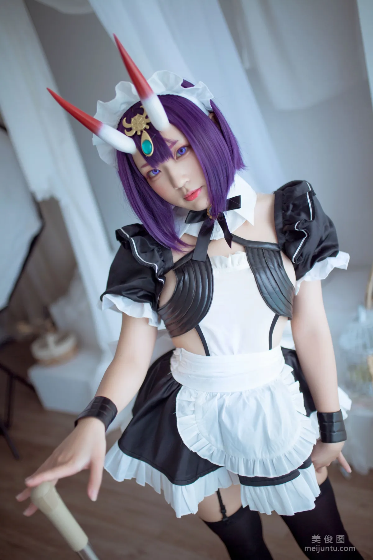 [网红COSER] 动漫博主Mime弥美 - 酒呑童子女仆10