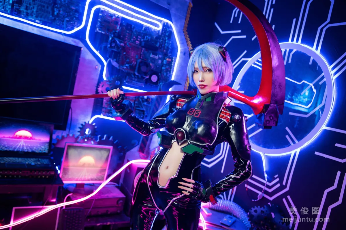 [网红COSER] eliza喵喵 - 绫波丽   写真套图2