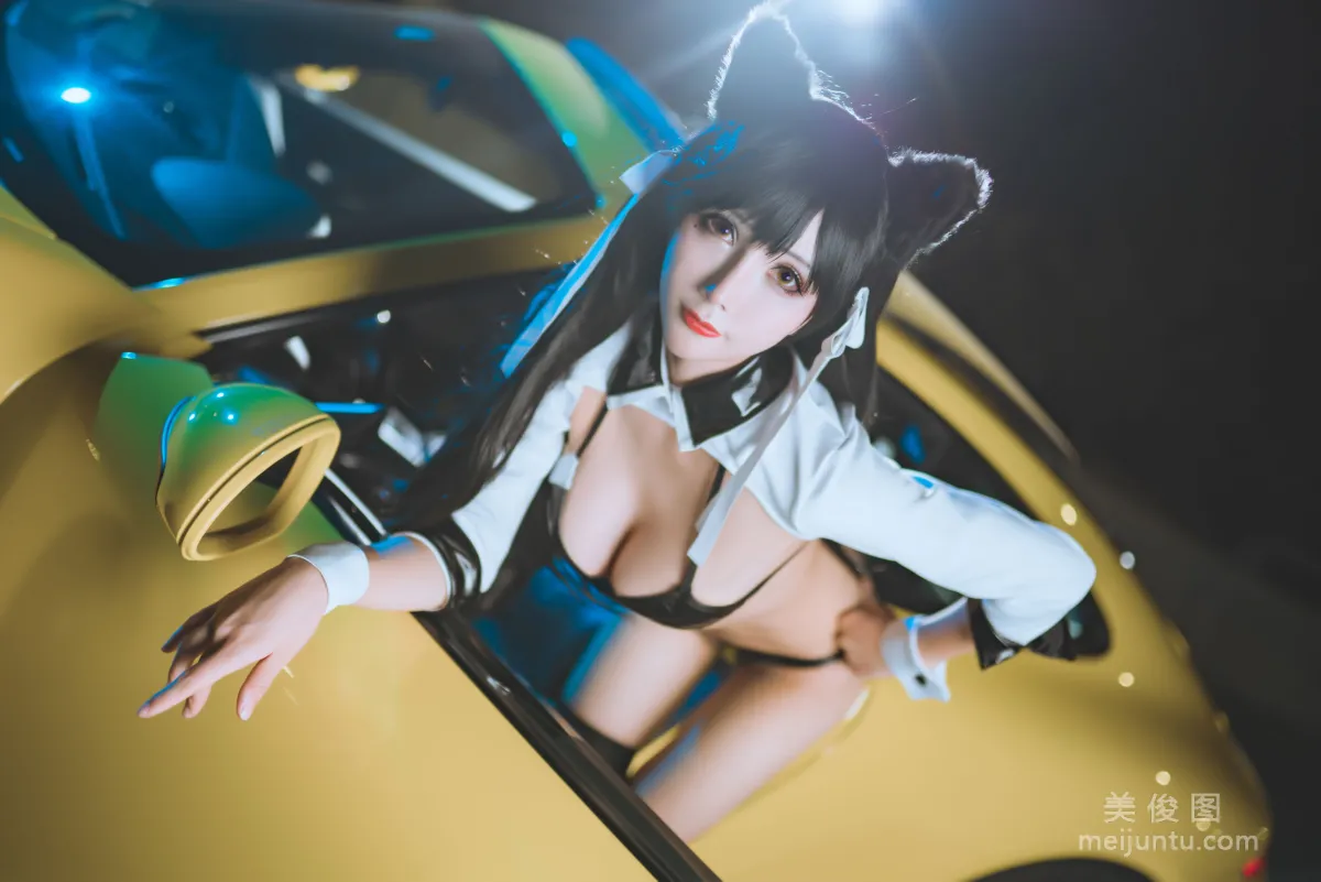 [网红COSER] 动漫博主雅祈 - 碧蓝航线赛车爱宕  写真套图21