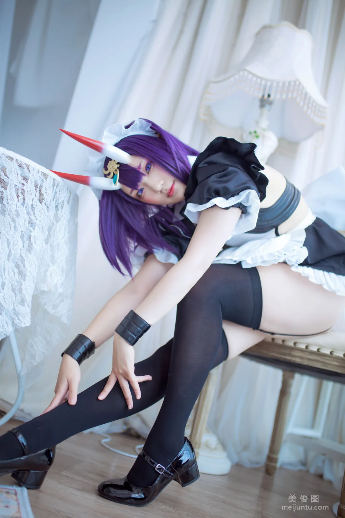 [网红COSER] 动漫博主Mime弥美 - 酒呑童子女仆16