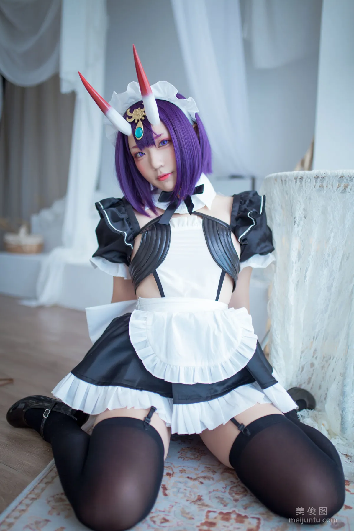 [网红COSER] 动漫博主Mime弥美 - 酒呑童子女仆11