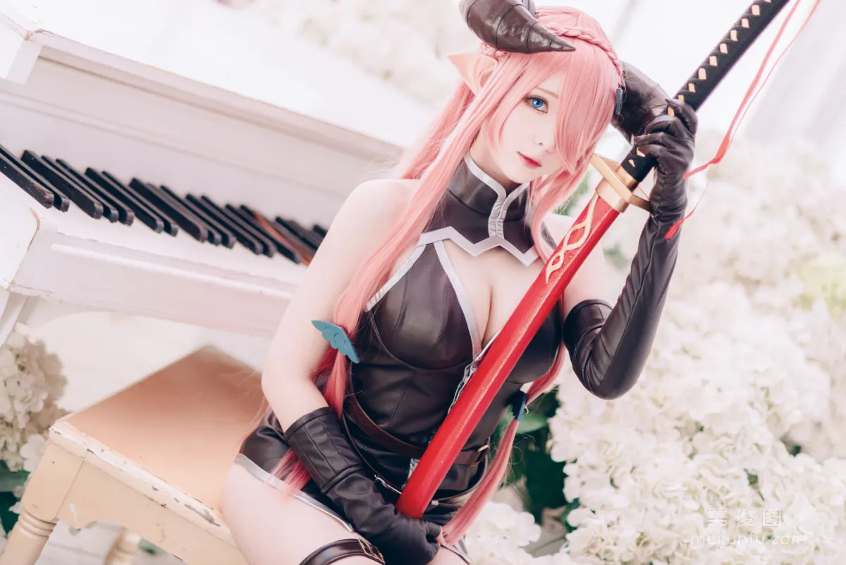 [网红COSER] 微博妹纸霜月shimo - 碧蓝幻想 娜尔梅亚50