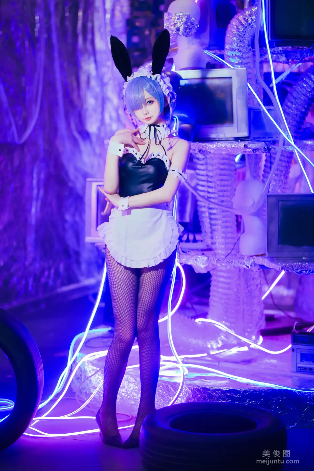 [网红COSER] 动漫博主封疆疆v - 蕾姆兔女郎16