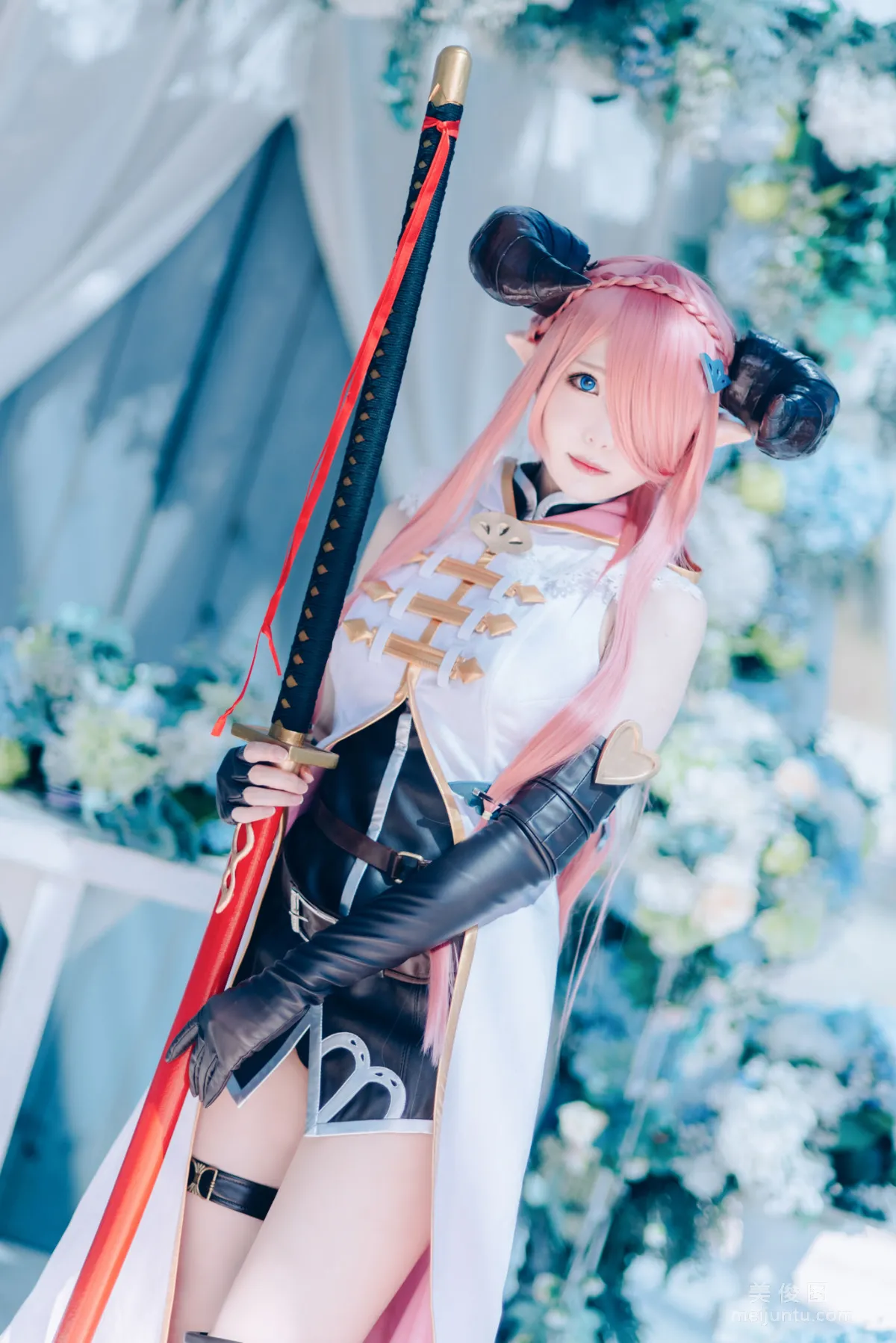 [网红COSER] 微博妹纸霜月shimo - 碧蓝幻想 娜尔梅亚64