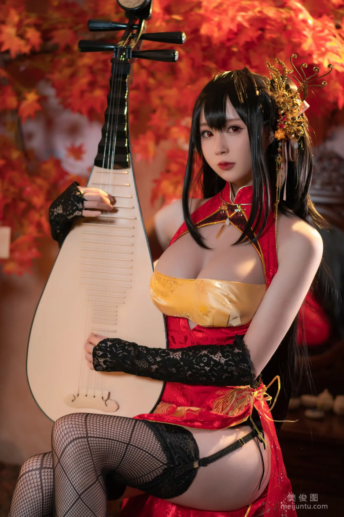 [网红COSER] 西园寺南歌 - 大凤 旗袍  写真套图3