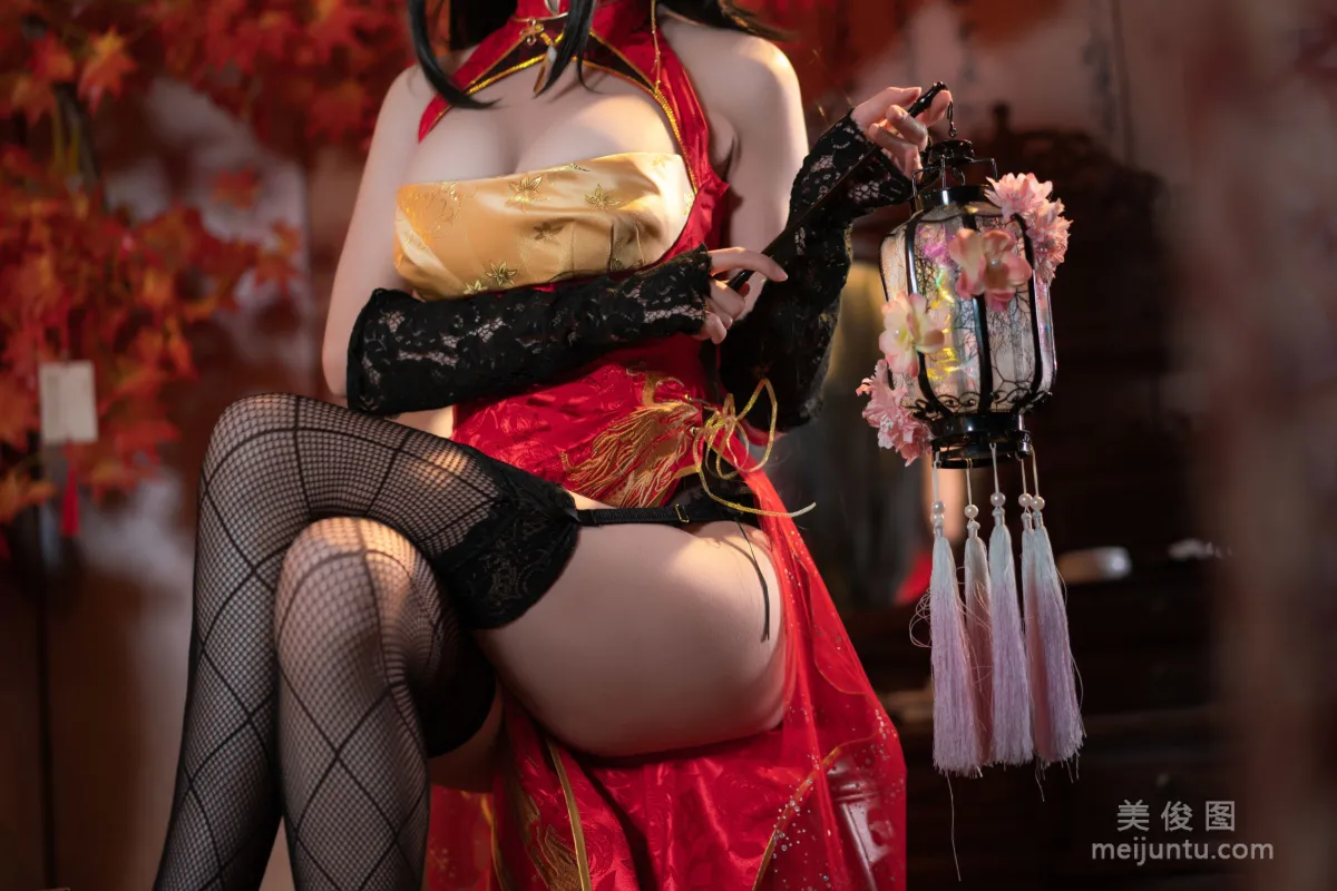 [网红COSER] 西园寺南歌 - 大凤 旗袍  写真套图18