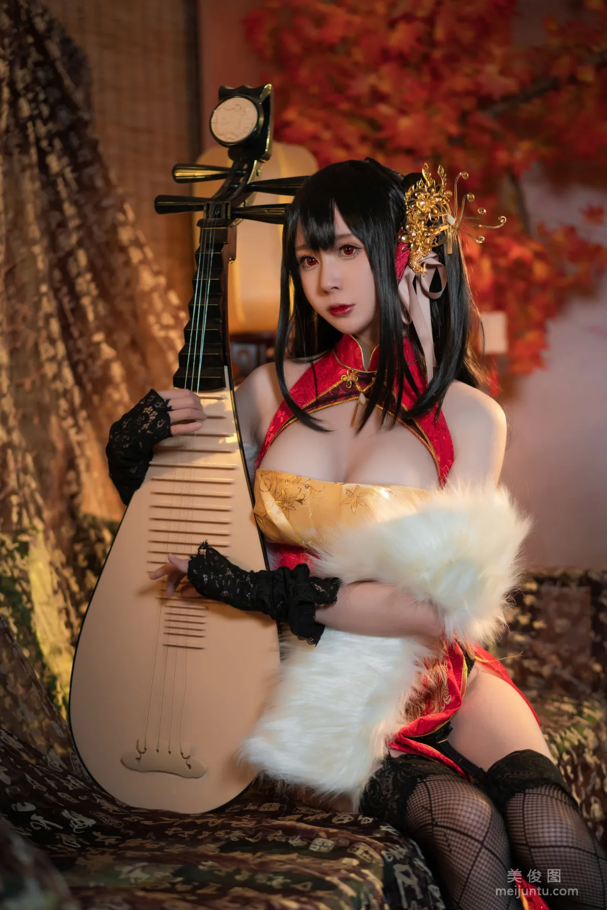 [网红COSER] 西园寺南歌 - 大凤 旗袍  写真套图33