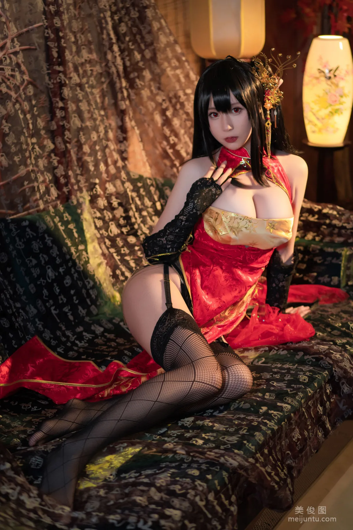 [网红COSER] 西园寺南歌 - 大凤 旗袍  写真套图21