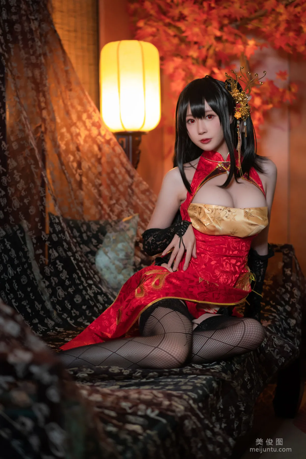 [网红COSER] 西园寺南歌 - 大凤 旗袍  写真套图20