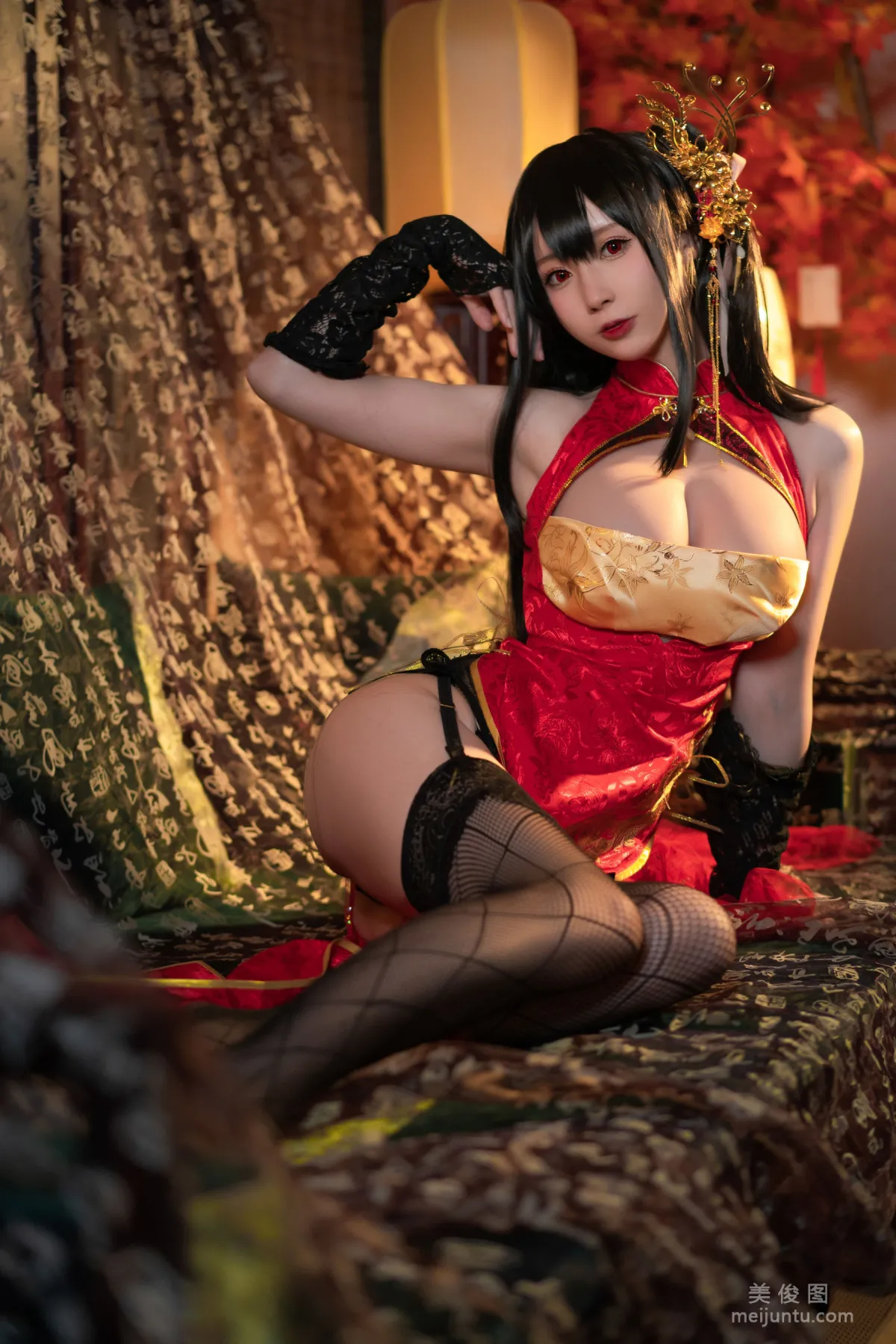 [网红COSER] 西园寺南歌 - 大凤 旗袍  写真套图22