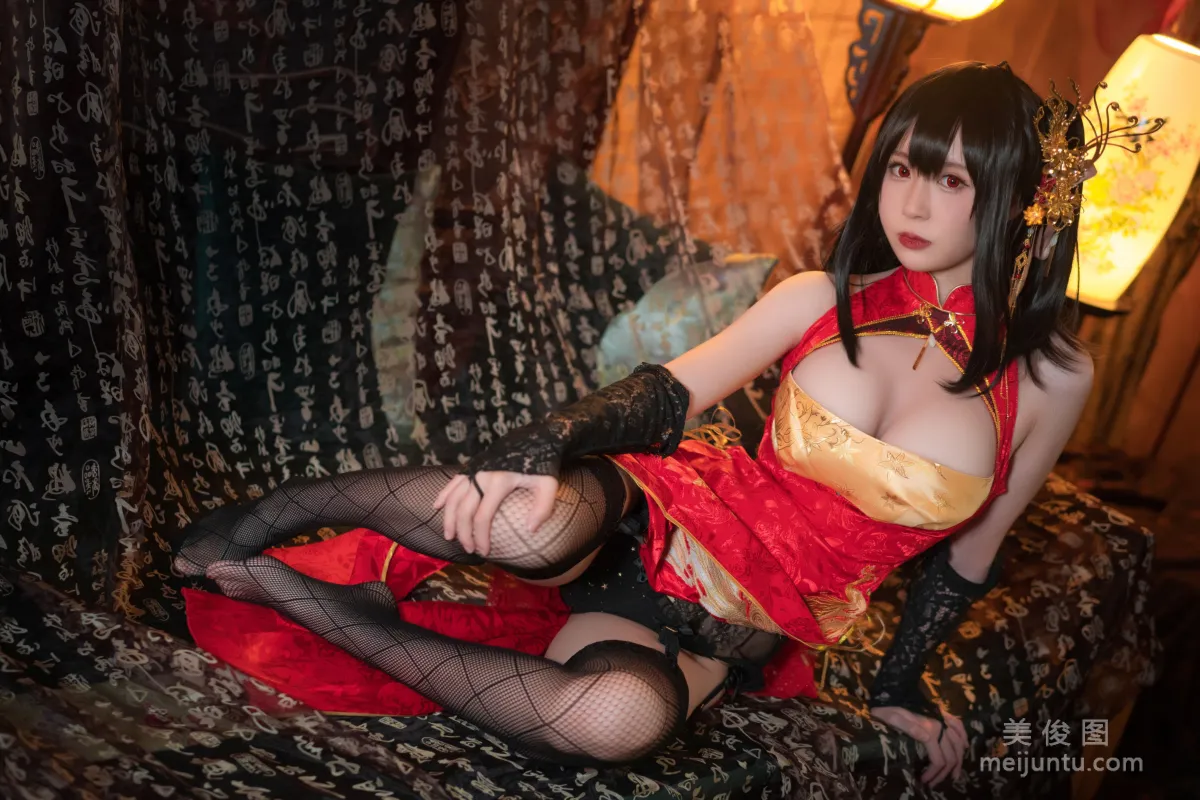 [网红COSER] 西园寺南歌 - 大凤 旗袍  写真套图19