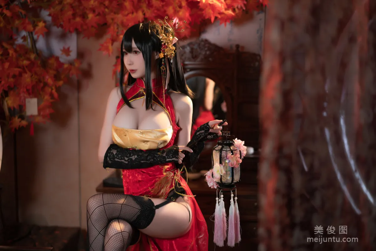 [网红COSER] 西园寺南歌 - 大凤 旗袍  写真套图17