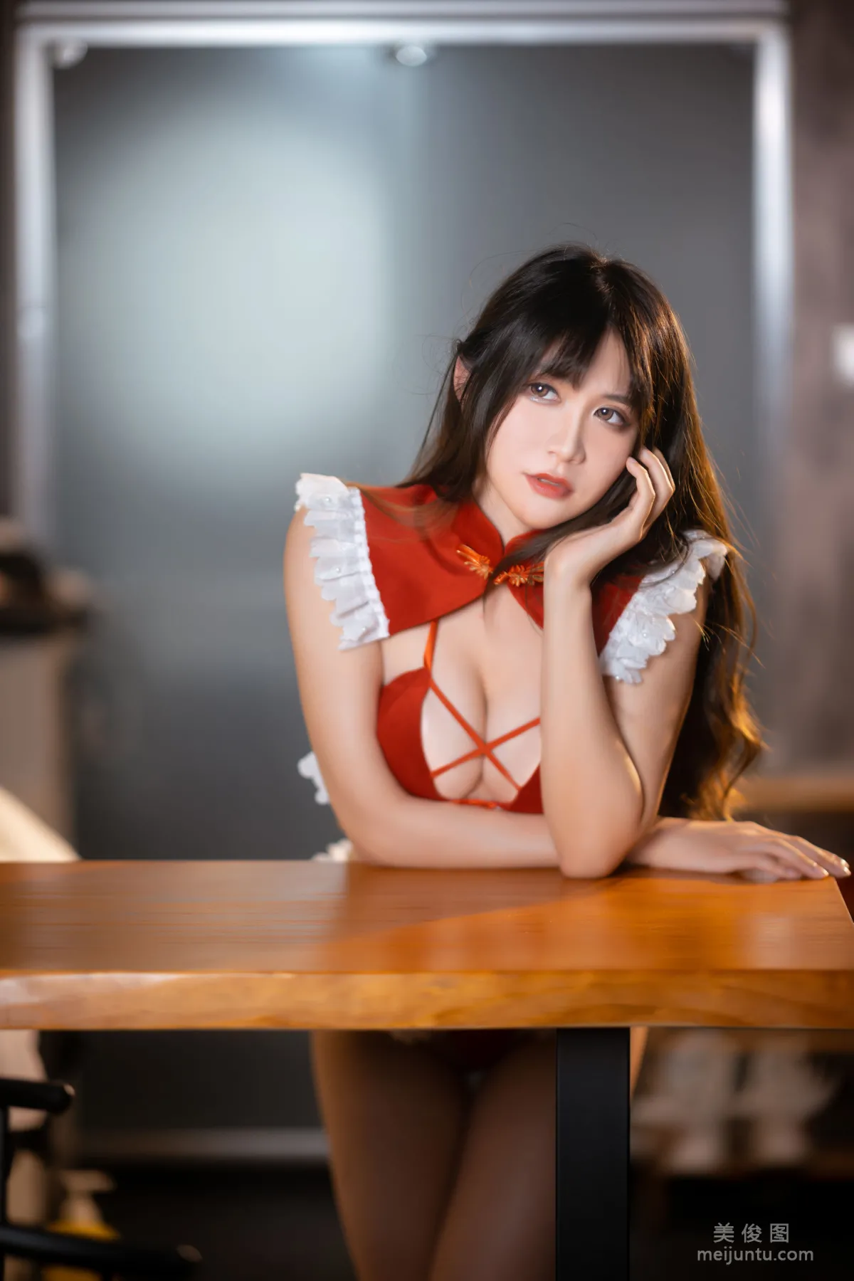 [网红COSER] 动漫博主阮邑_Fairy - 大象 红色 套图29