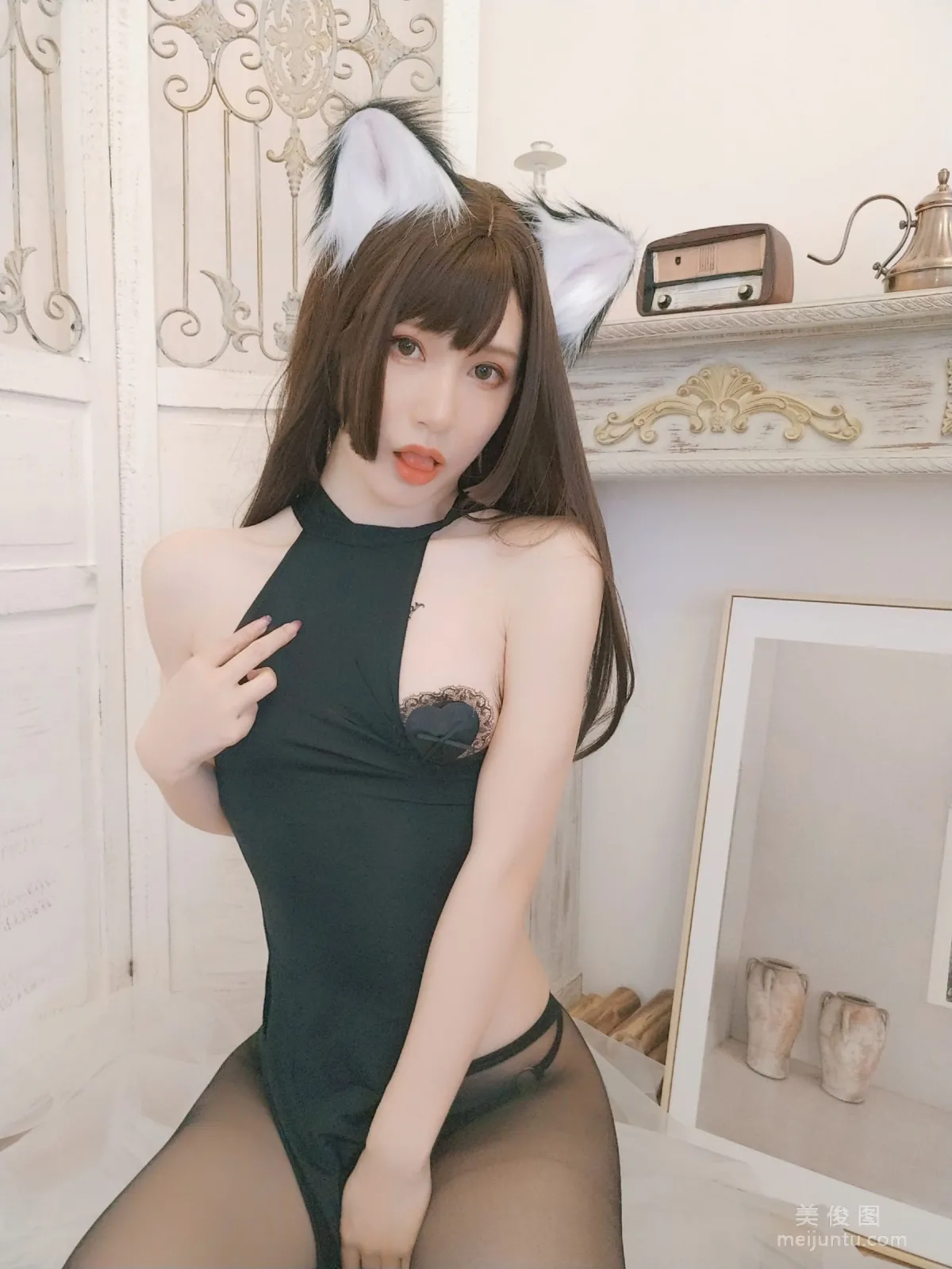 [网红COSER写真] 木之本果 - 黒猫の彼女 套图63