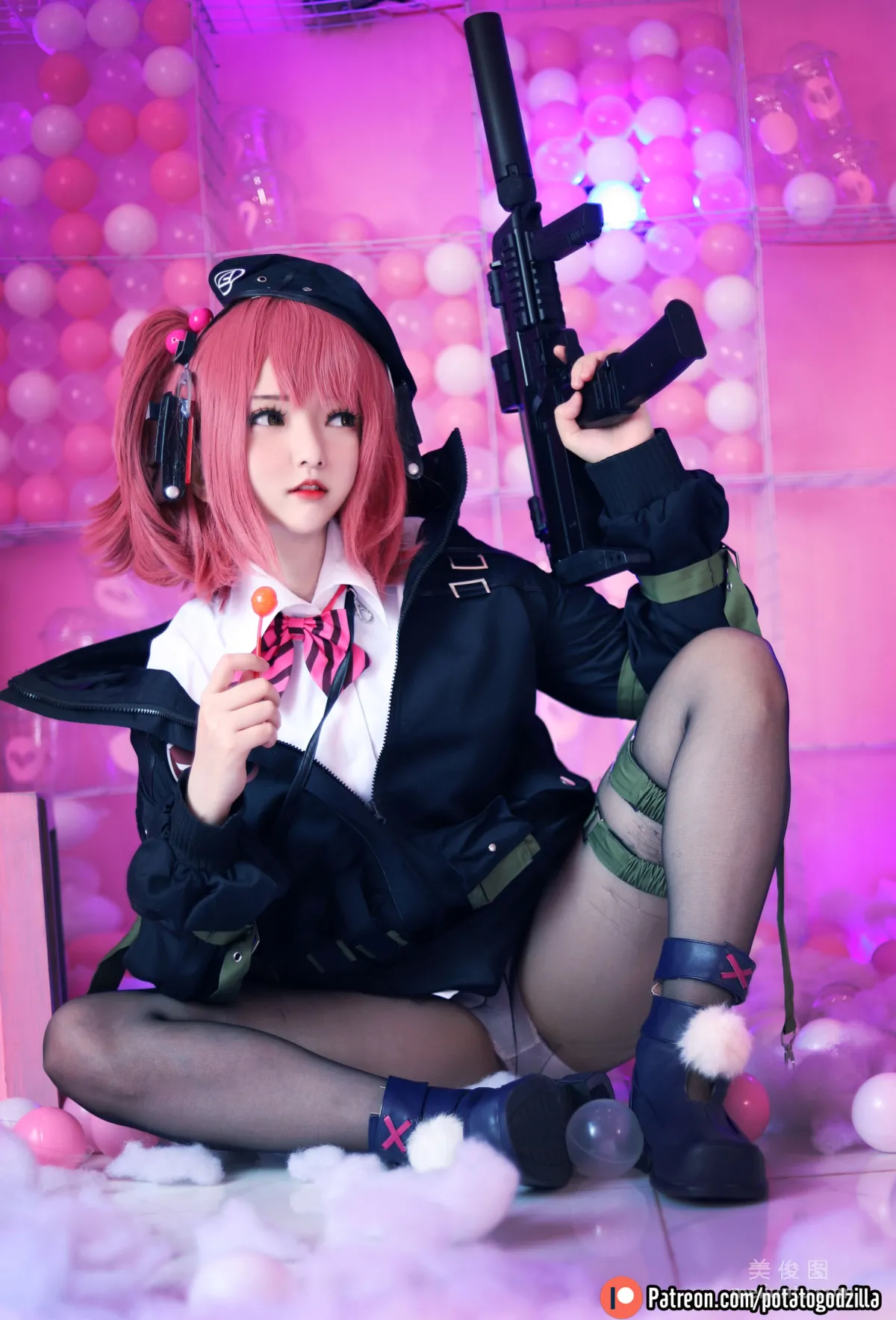 Coser小姐姐Potato Godzilla - MP7 (Girls Frontline) 写真套图6