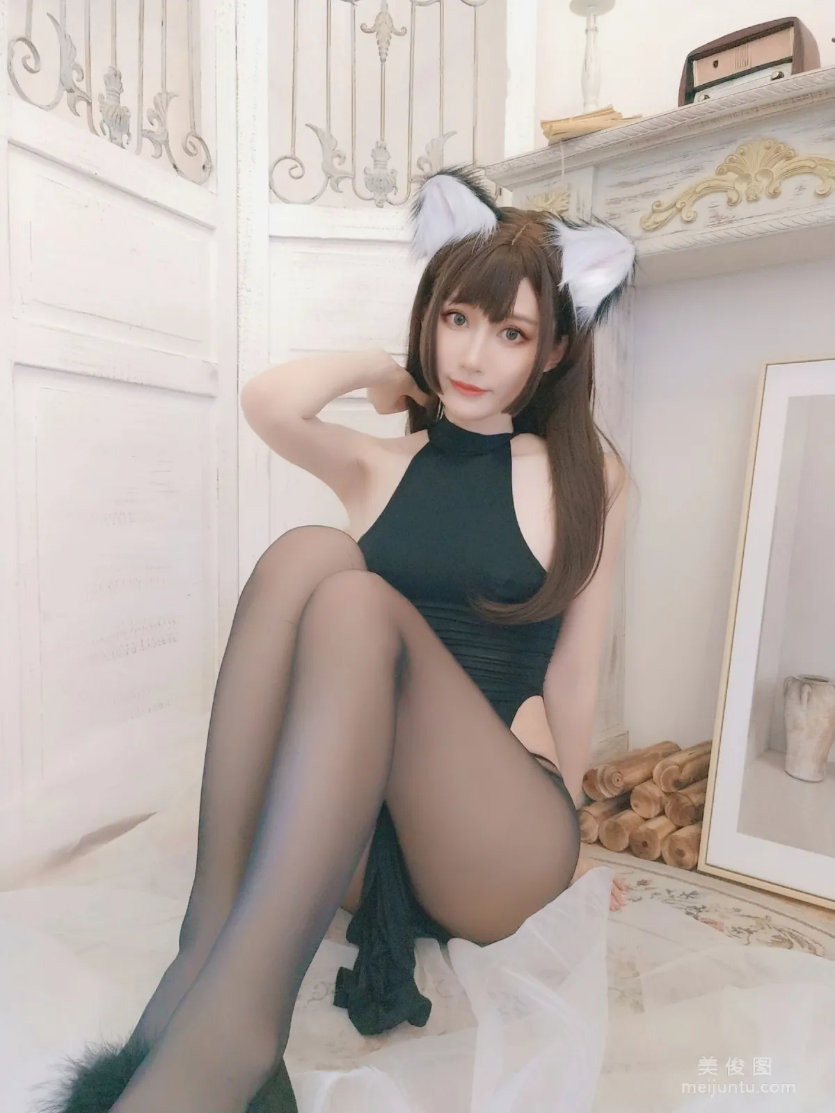 [网红COSER写真] 木之本果 - 黒猫の彼女 套图78