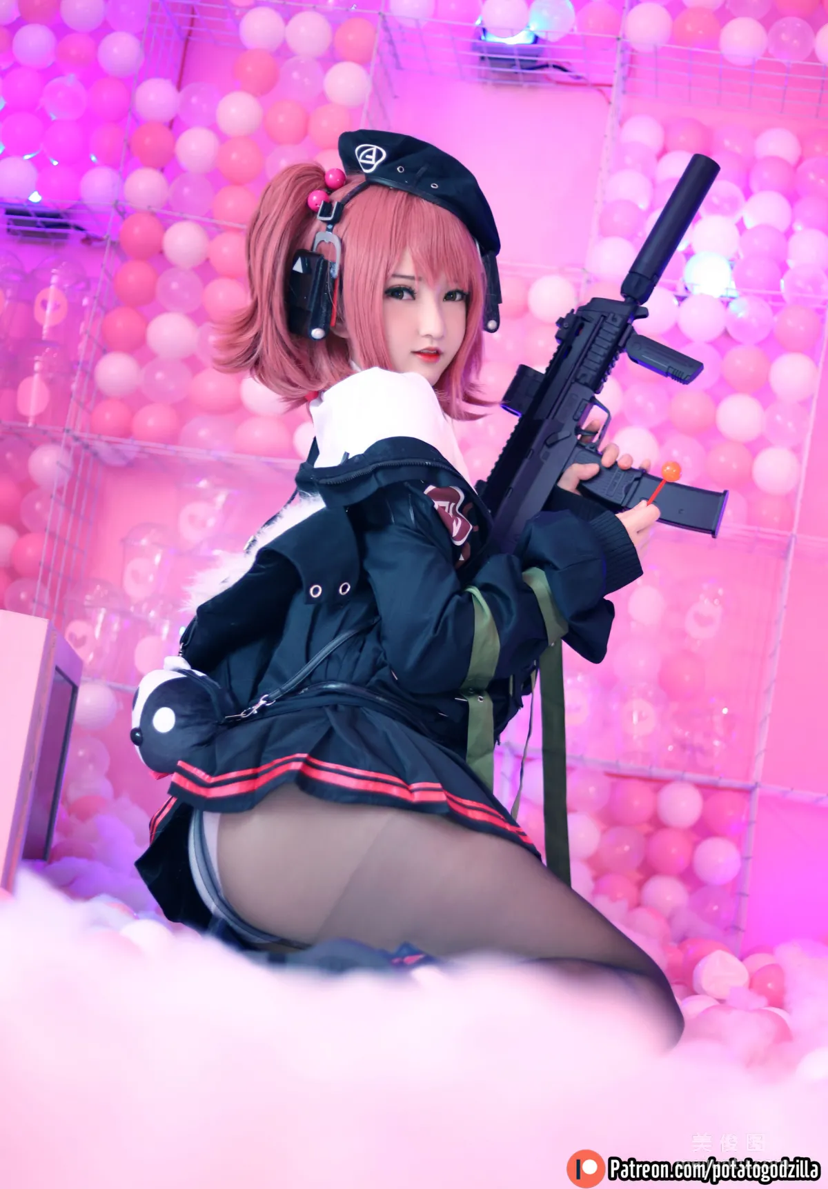 Coser小姐姐Potato Godzilla - MP7 (Girls Frontline) 写真套图13