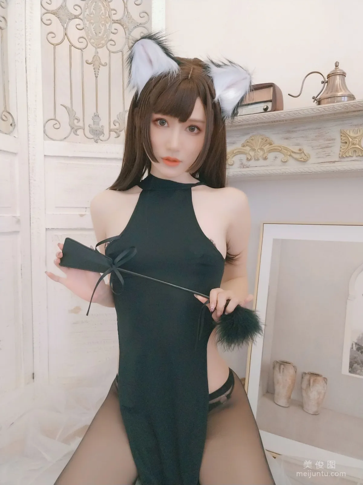 [网红COSER写真] 木之本果 - 黒猫の彼女 套图65