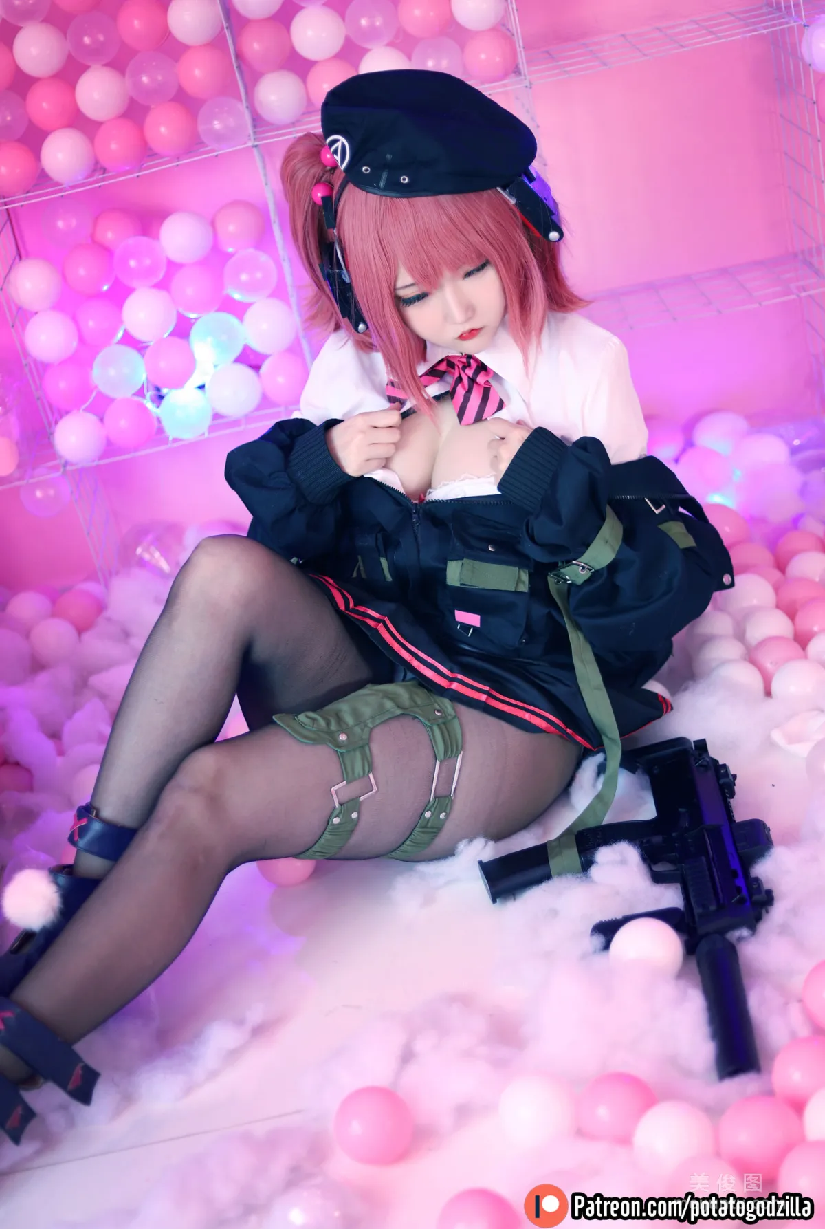 Coser小姐姐Potato Godzilla - MP7 (Girls Frontline) 写真套图20