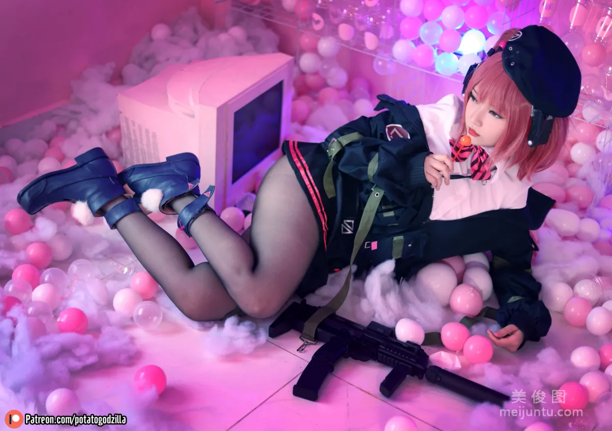 Coser小姐姐Potato Godzilla - MP7 (Girls Frontline) 写真套图10