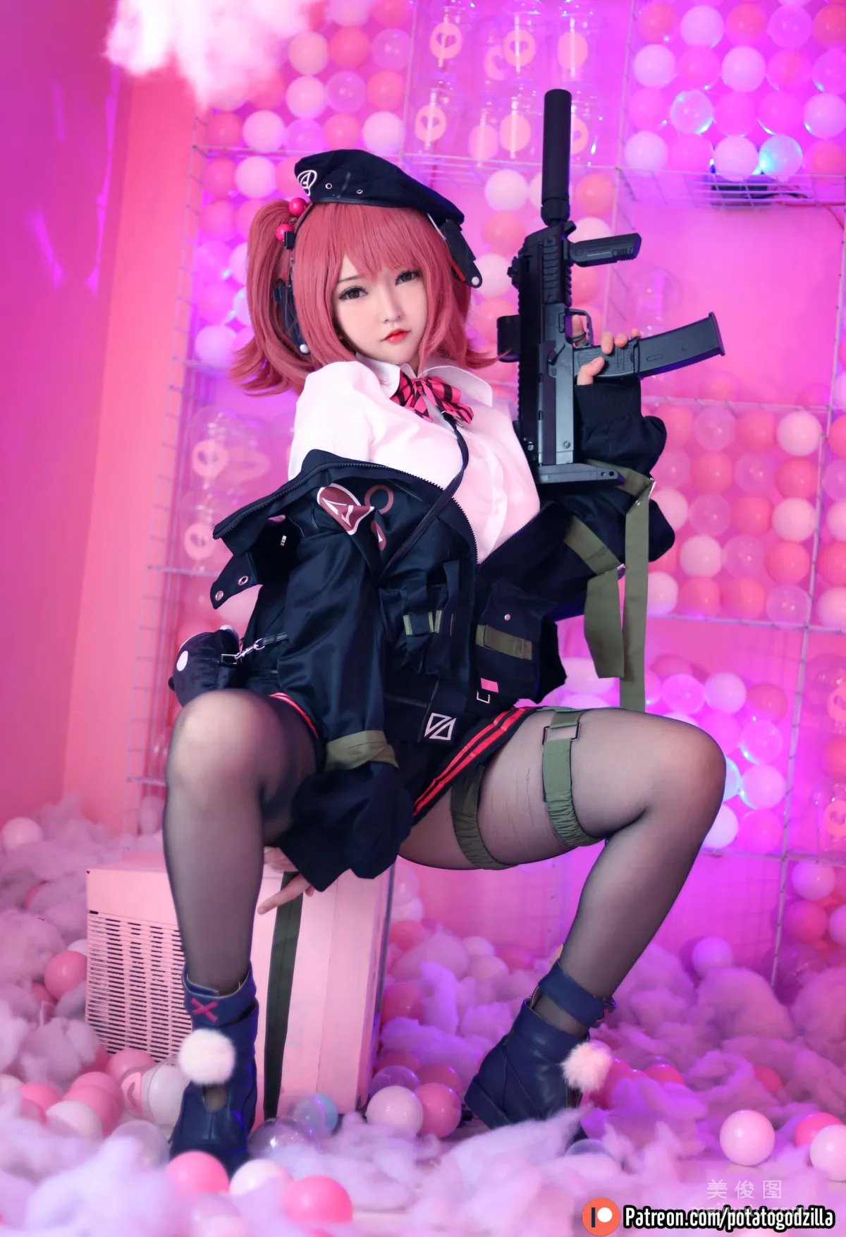 Coser小姐姐Potato Godzilla - MP7 (Girls Frontline) 写真套图16