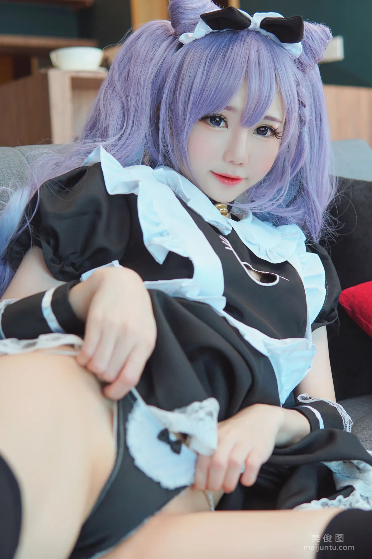 [网红COSER写真] Sally Dorasnow - Keqing Maid 套图51