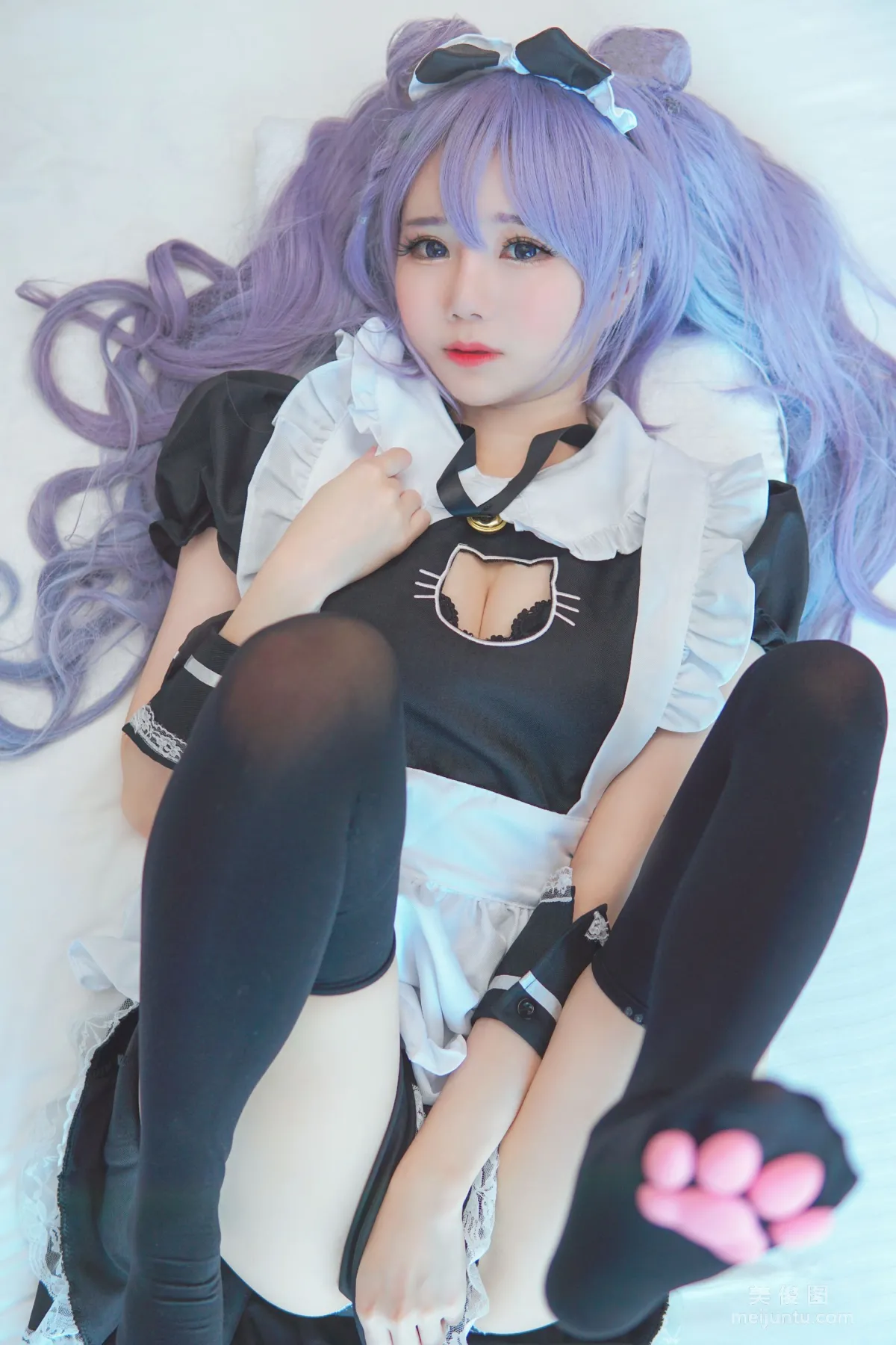 [网红COSER写真] Sally Dorasnow - Keqing Maid 套图34