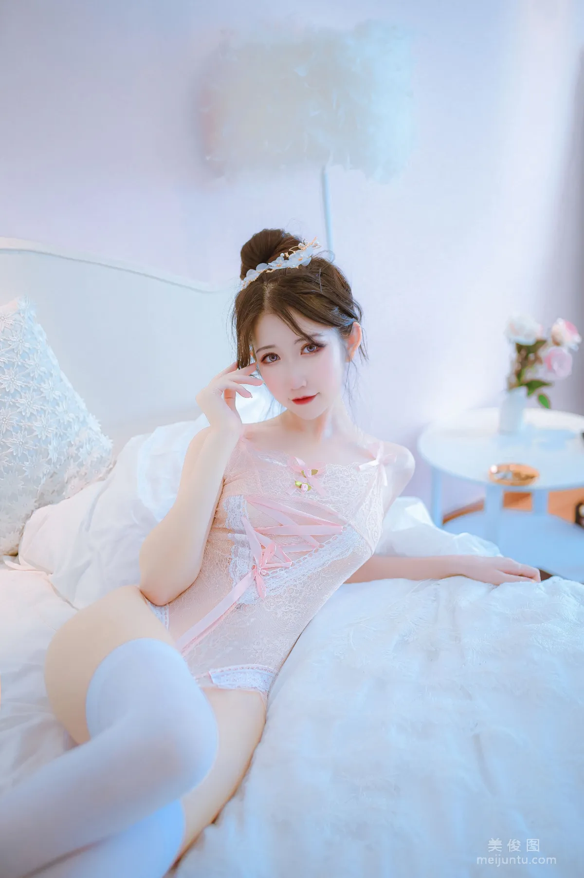 [网红COSER写真] 动漫博主阮邑_Fairy - 大象 粉色 套图4