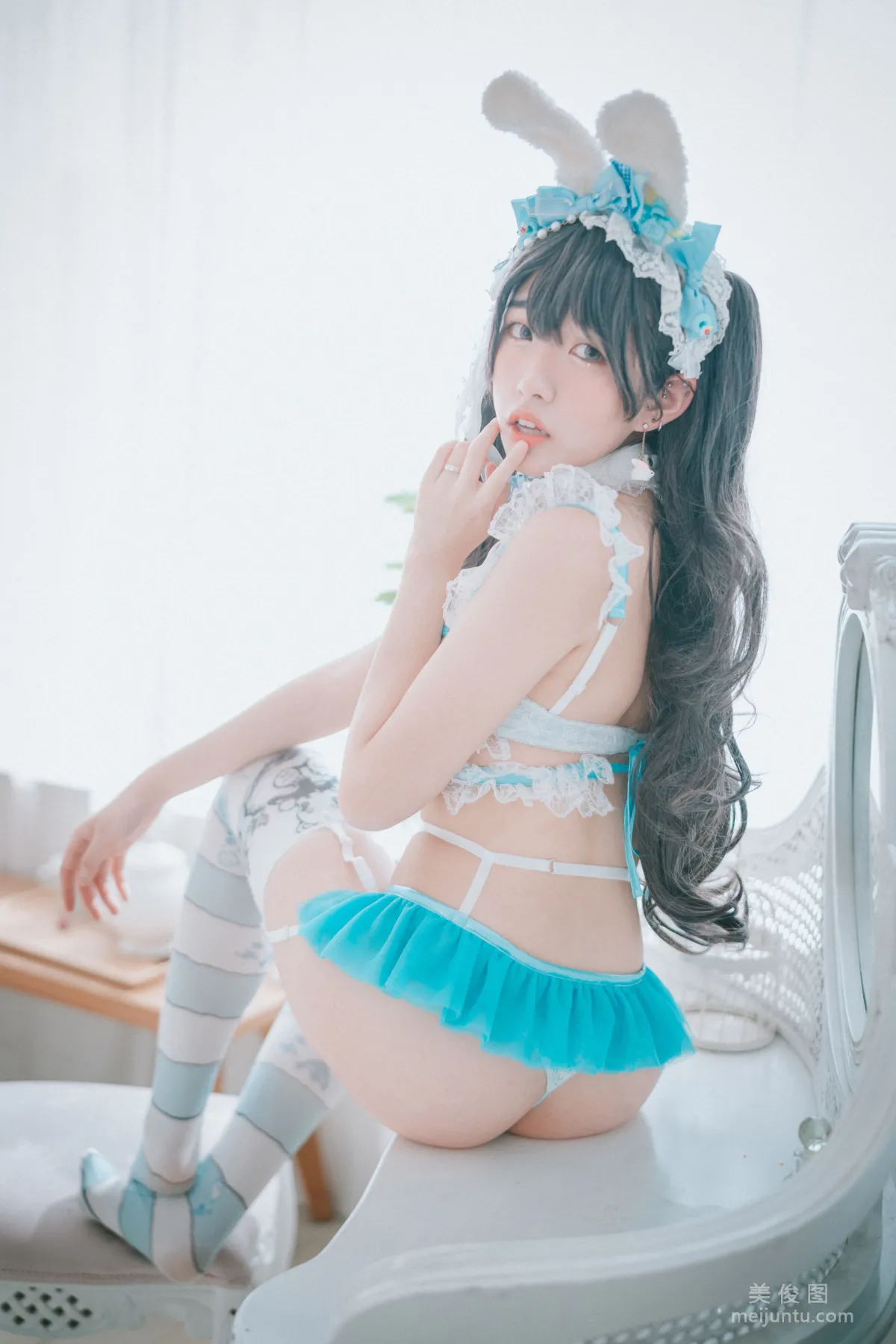 [DJAWA]  Sonson - Turquoise Bunny 写真套图5