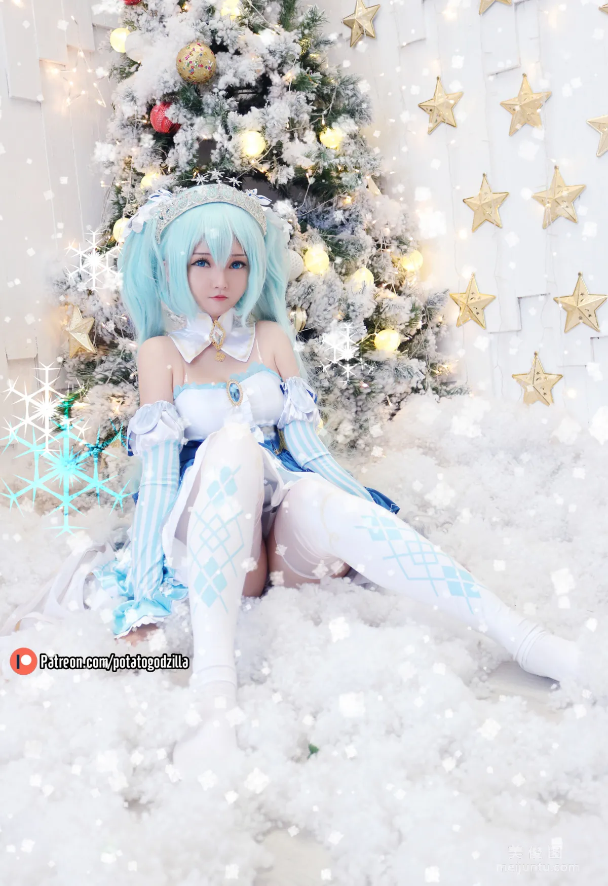 Coser小姐姐Potato Godzilla - Snow Miku28