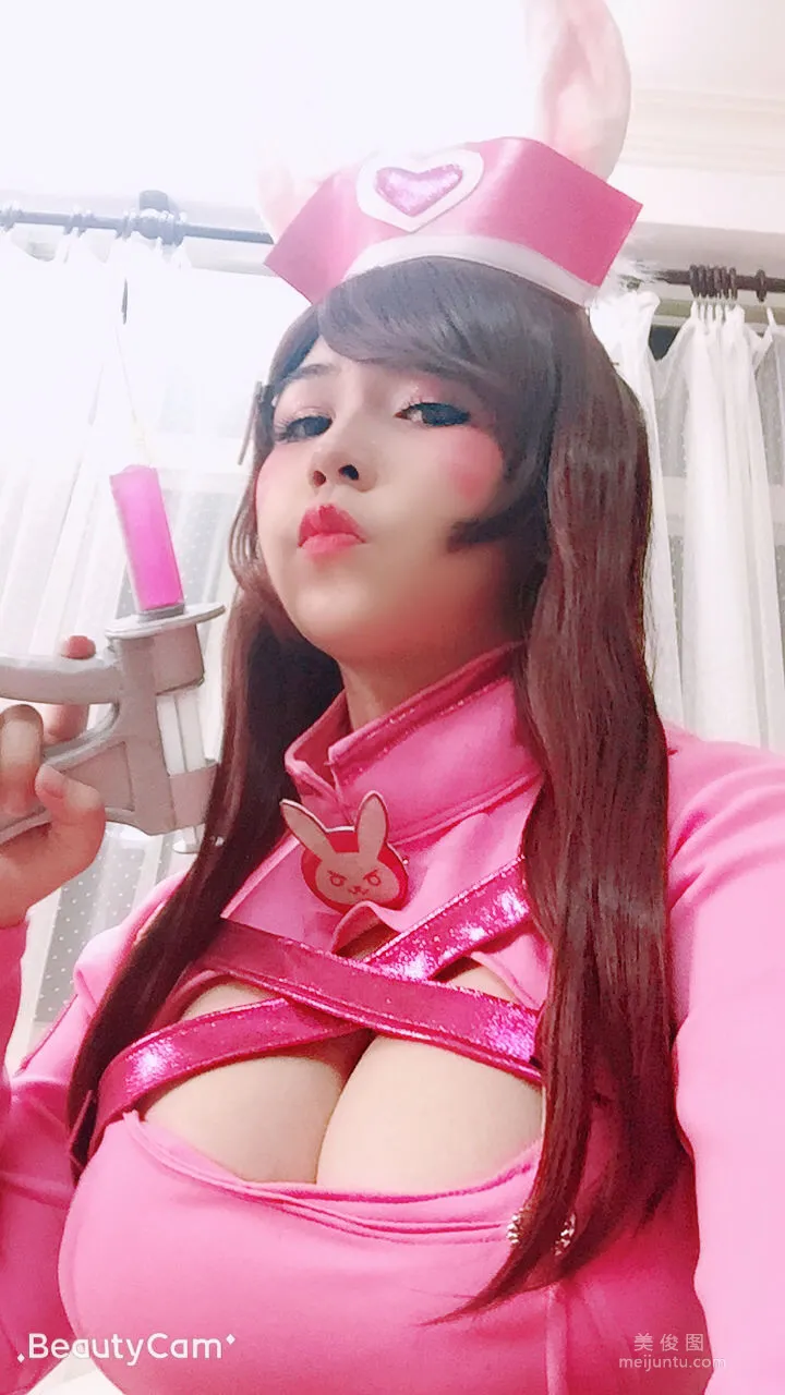 [COS福利] Uy Uy - D.VA Bunny Nurse 写真套图28