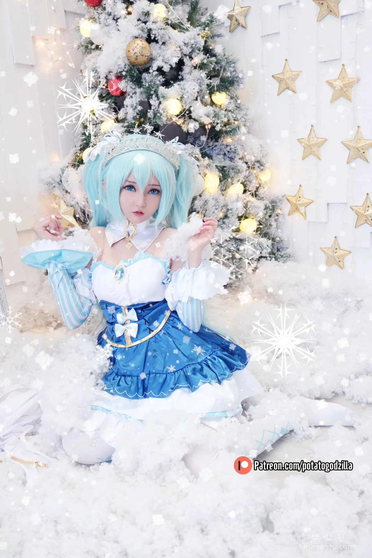 Coser小姐姐Potato Godzilla - Snow Miku27